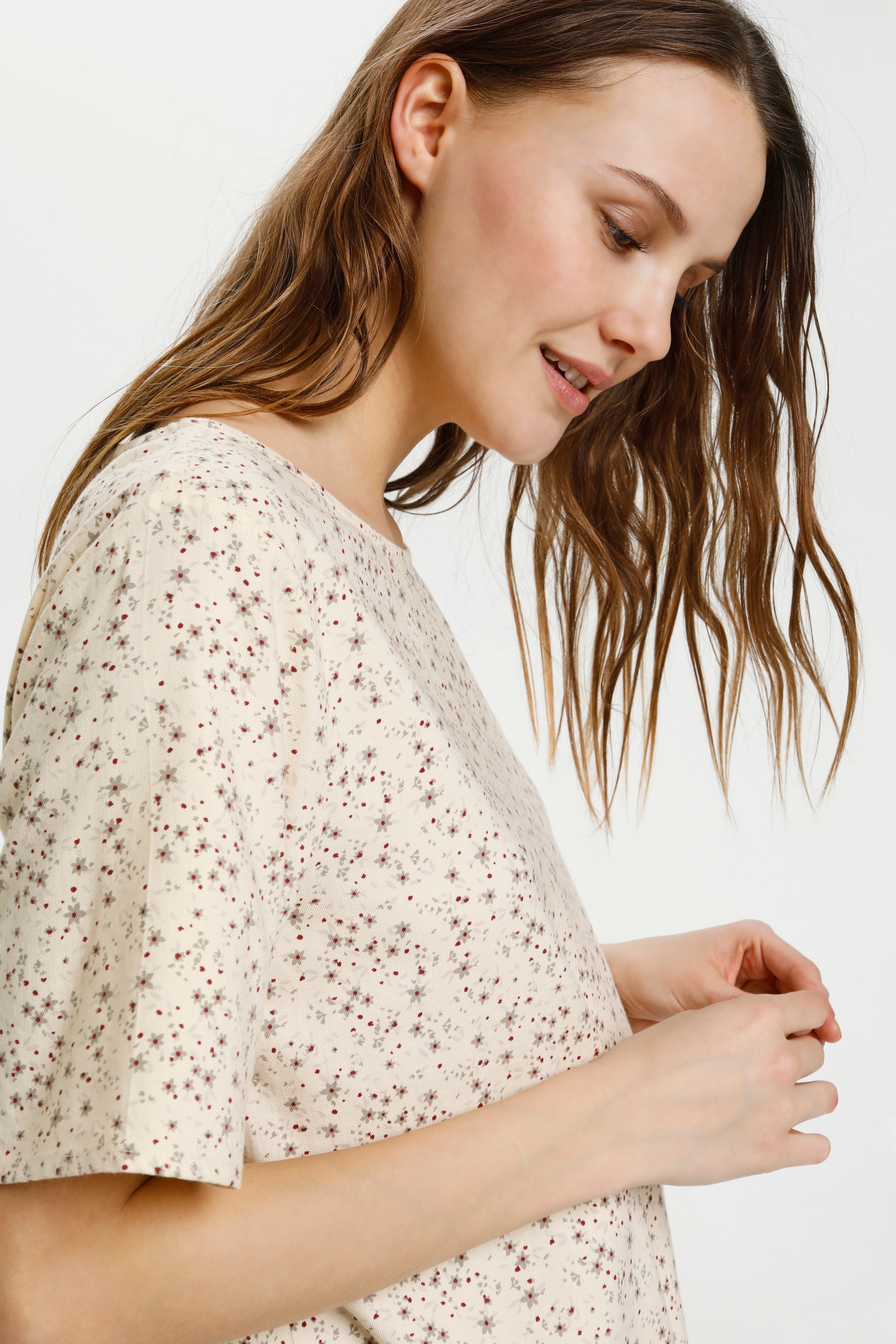 Kortärmad blus LOOKBOOK DETAIL 30511729-600321