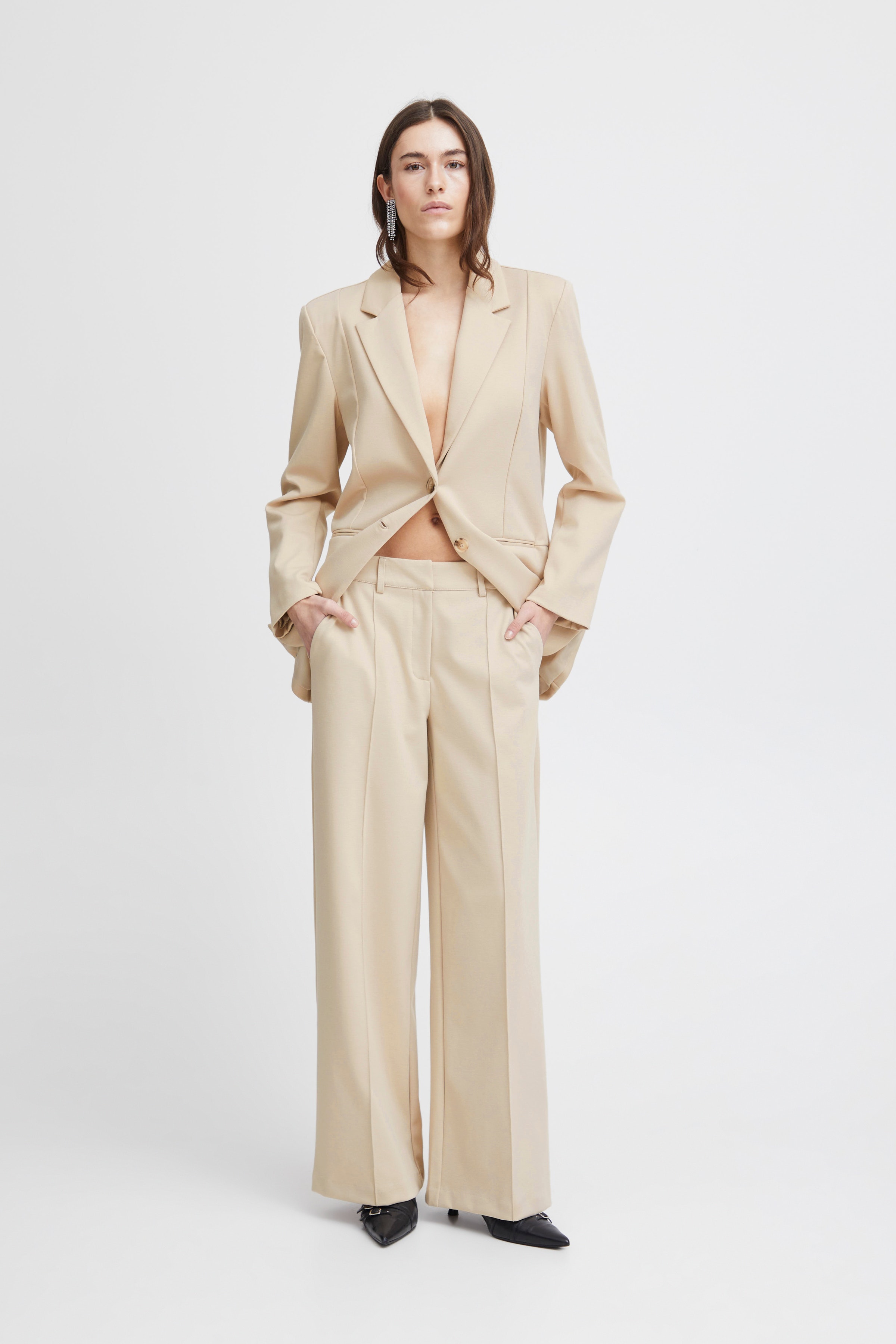 IHKATE WIDE Bukser LOOKBOOK FRONT 20116768-151308