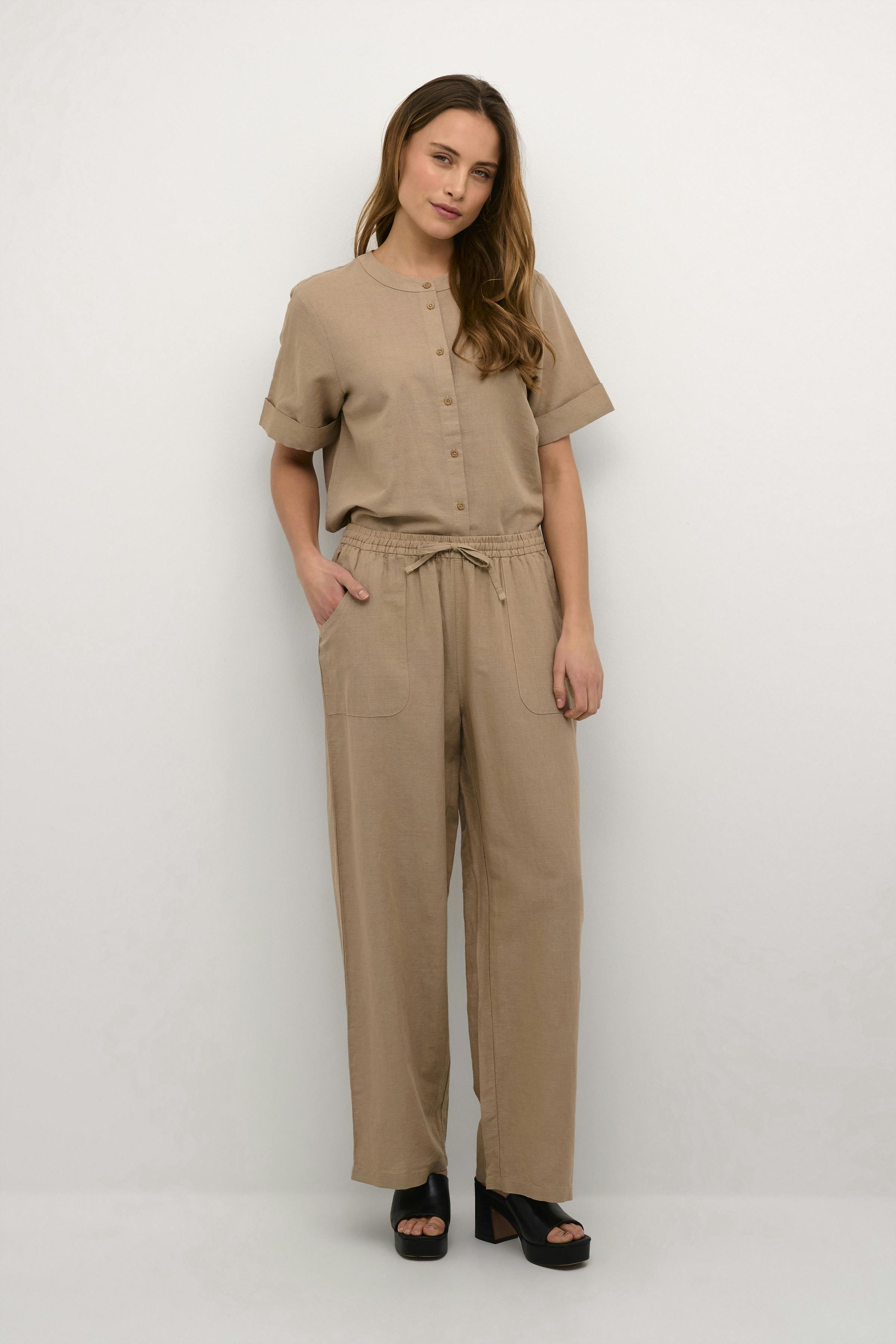 CUazemina Linen Trousers LOOKBOOK FRONT 50110698-171009