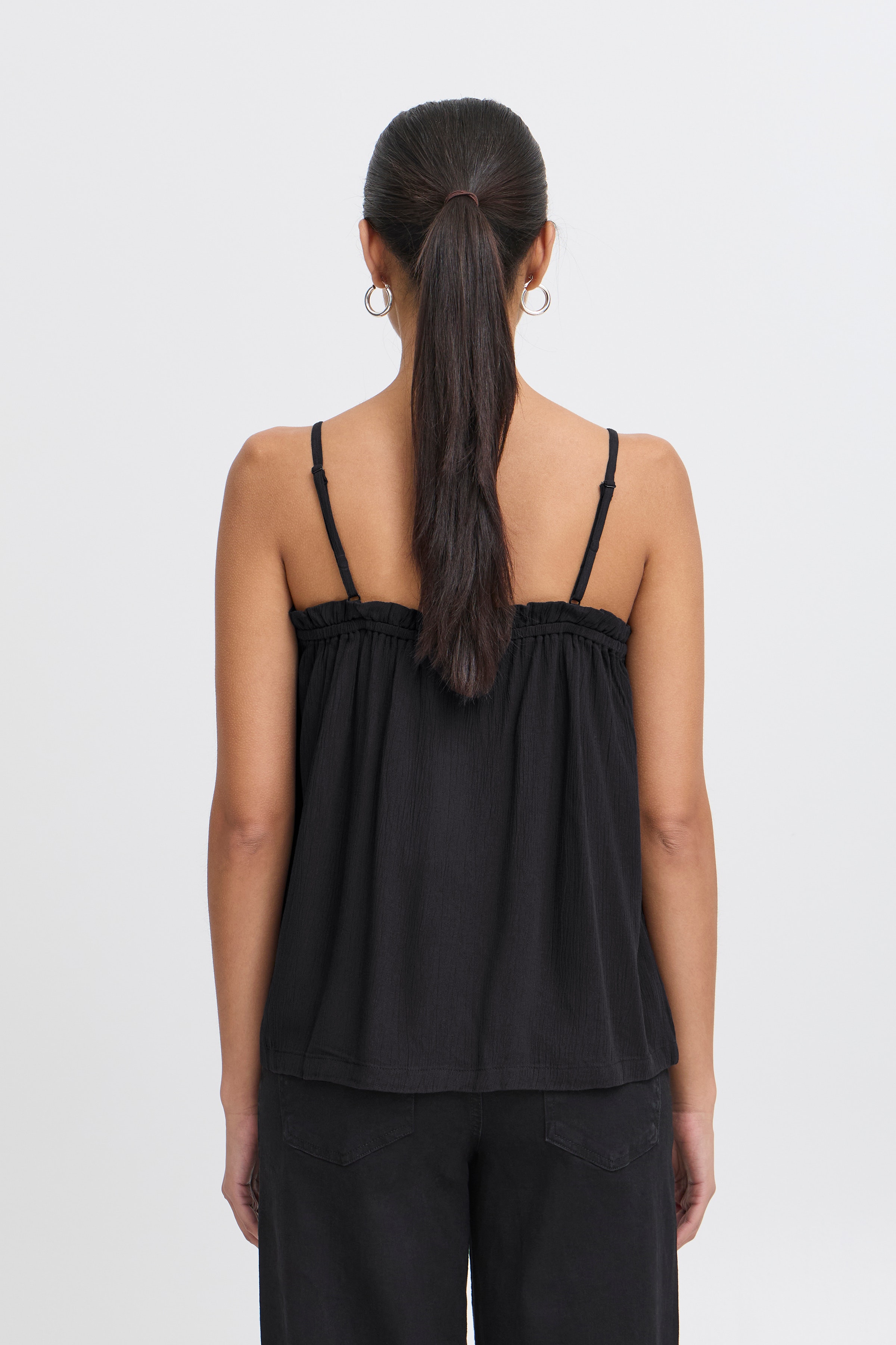 IHMARRAKECH Kortermet bluse LOOKBOOK BACK 20122945-194008