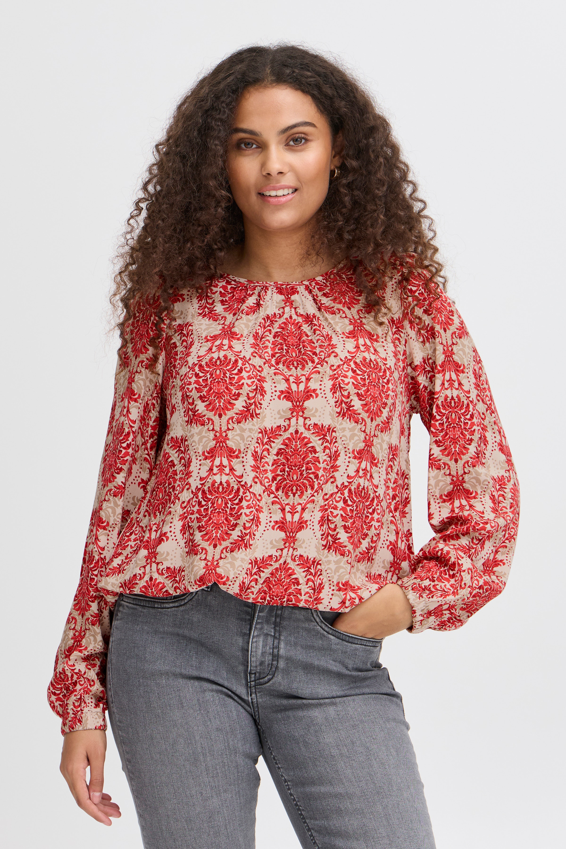 FRFLOWY Blouse with long sleeve LOOKBOOK FRONT 20615119-204816