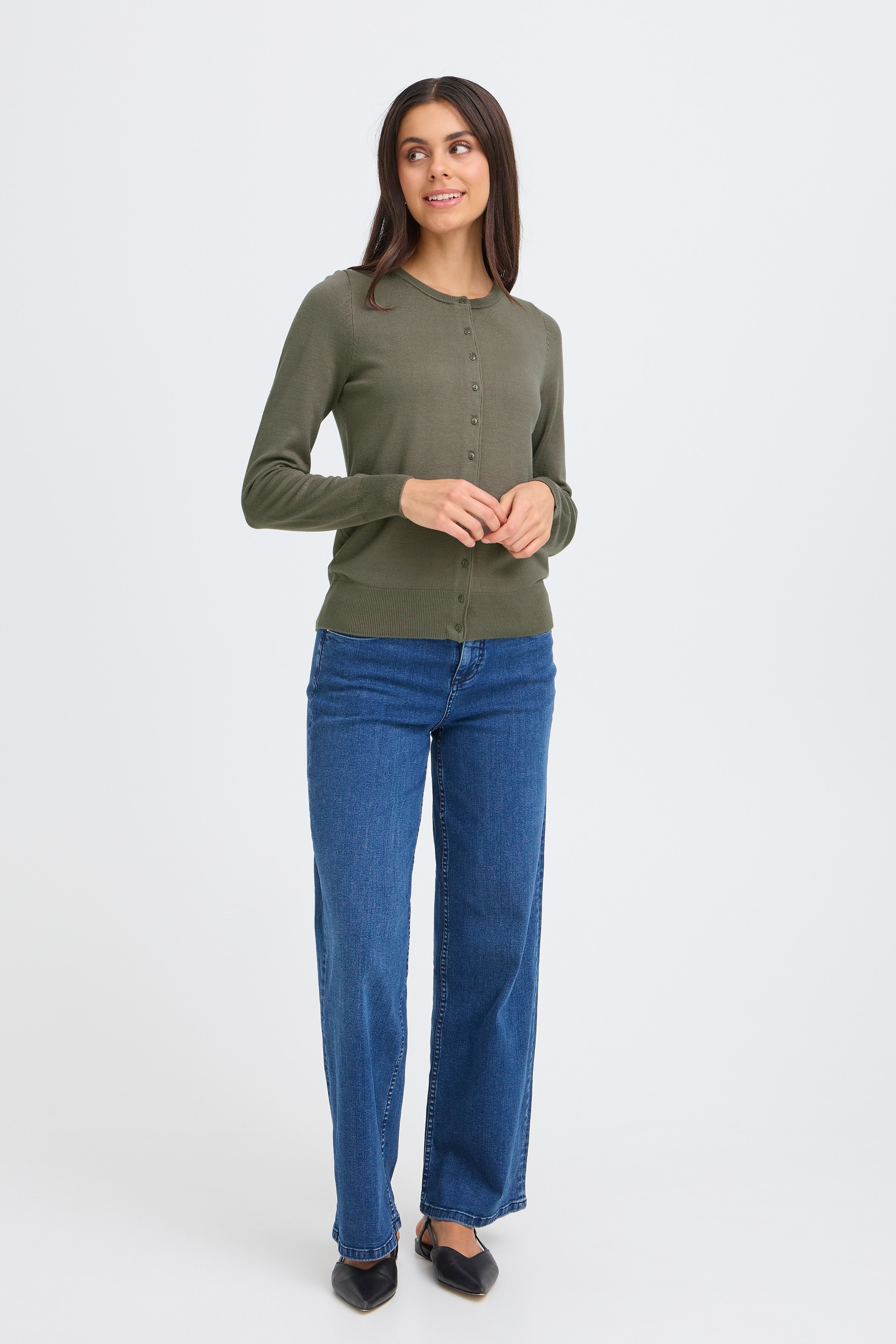 FRZUBASIC Cardigan LOOKBOOK FRONT 20604187-180516