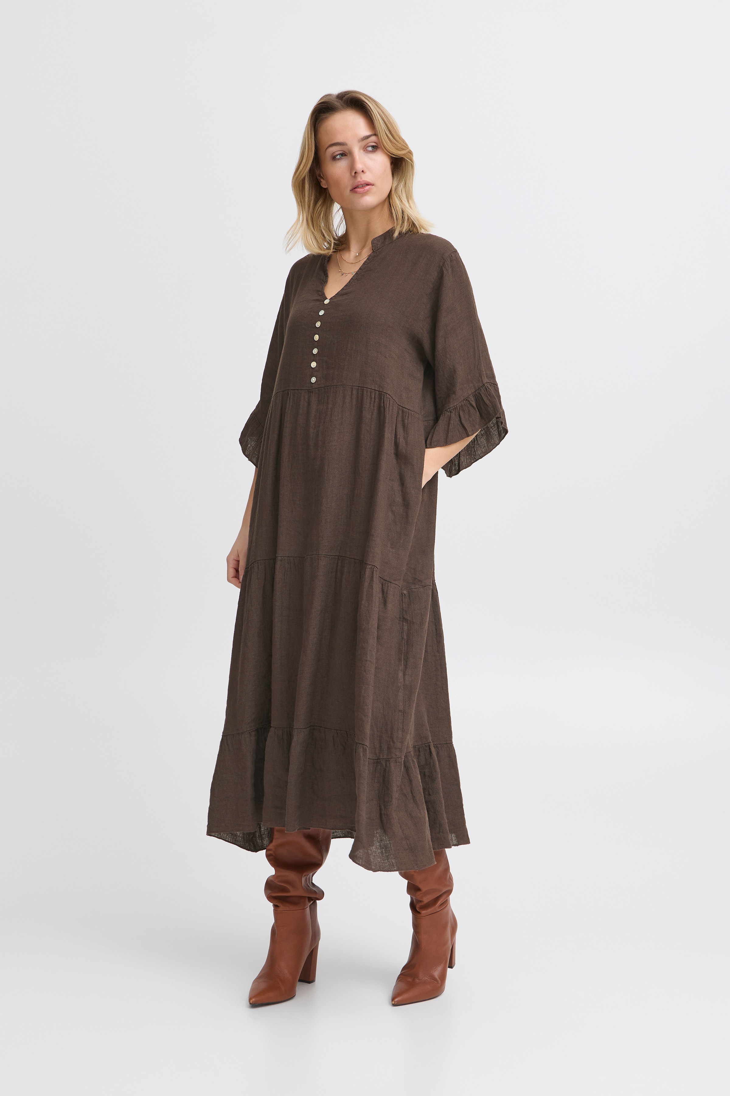 SBFONTANELLE Kjole LOOKBOOK FRONT 22100890-190912