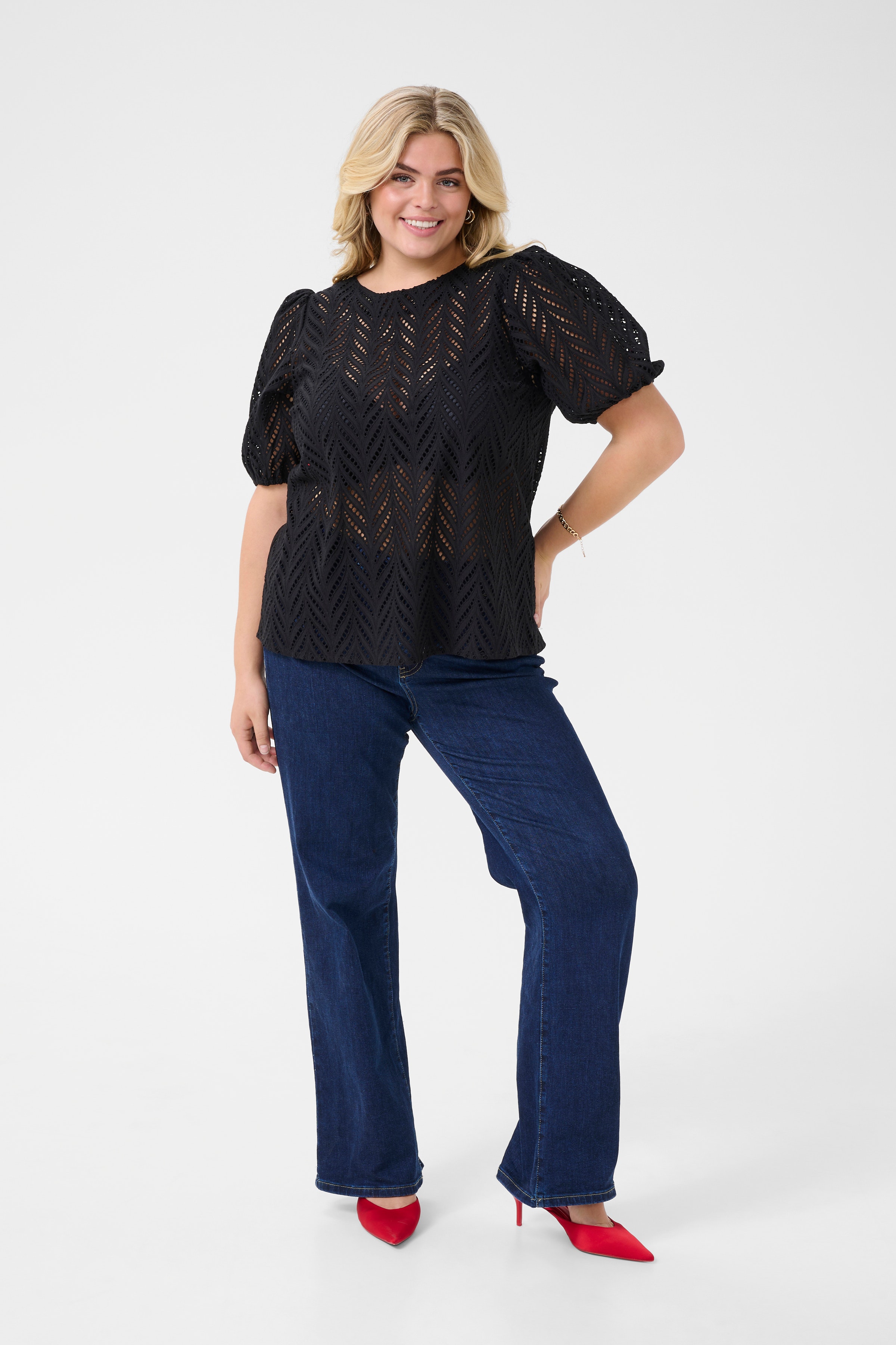 KCmasia Bluse LOOKBOOK FRONT 10583390-100121