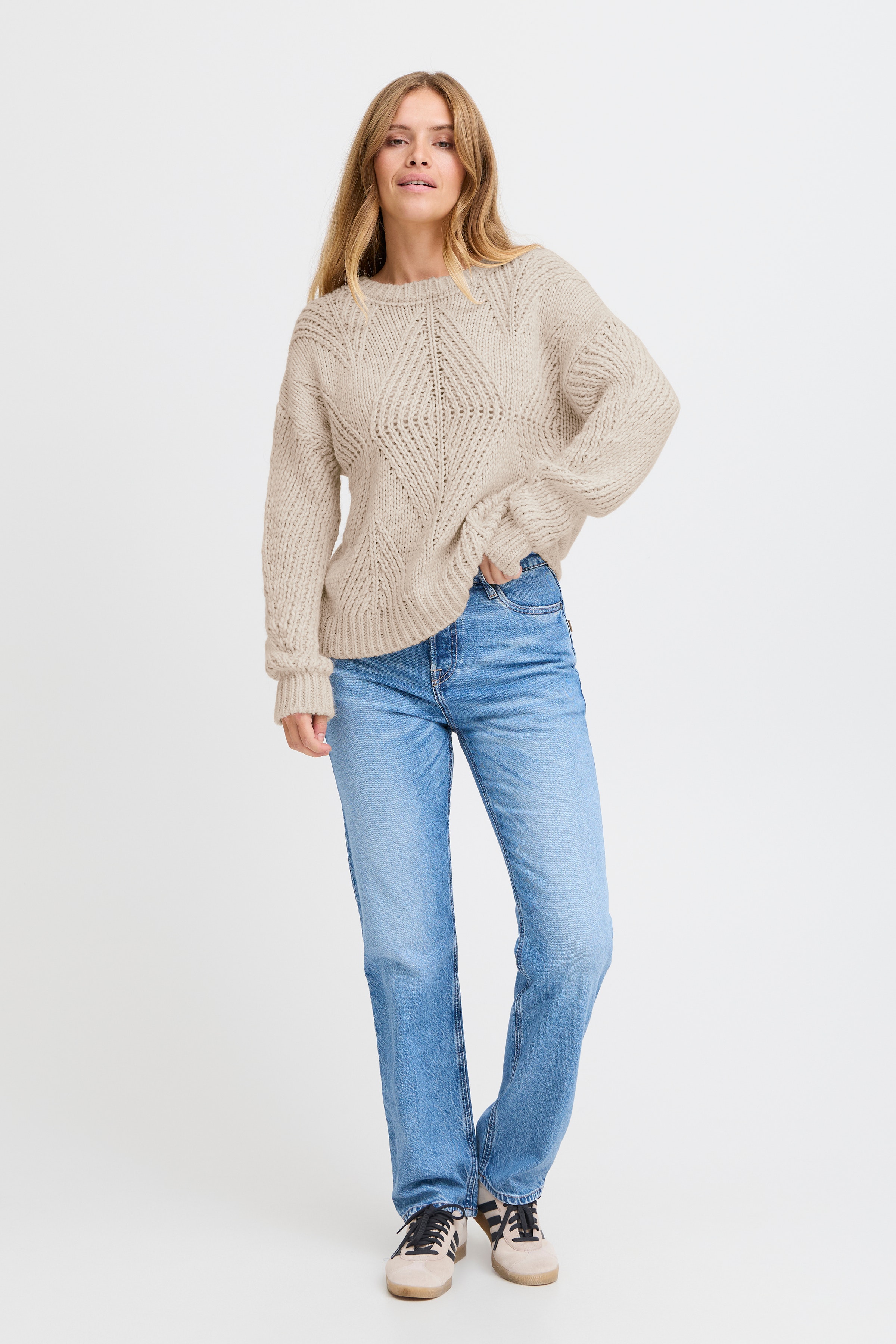 PZJEMMA Strikket pullover LOOKBOOK FRONT 50208827-1613051