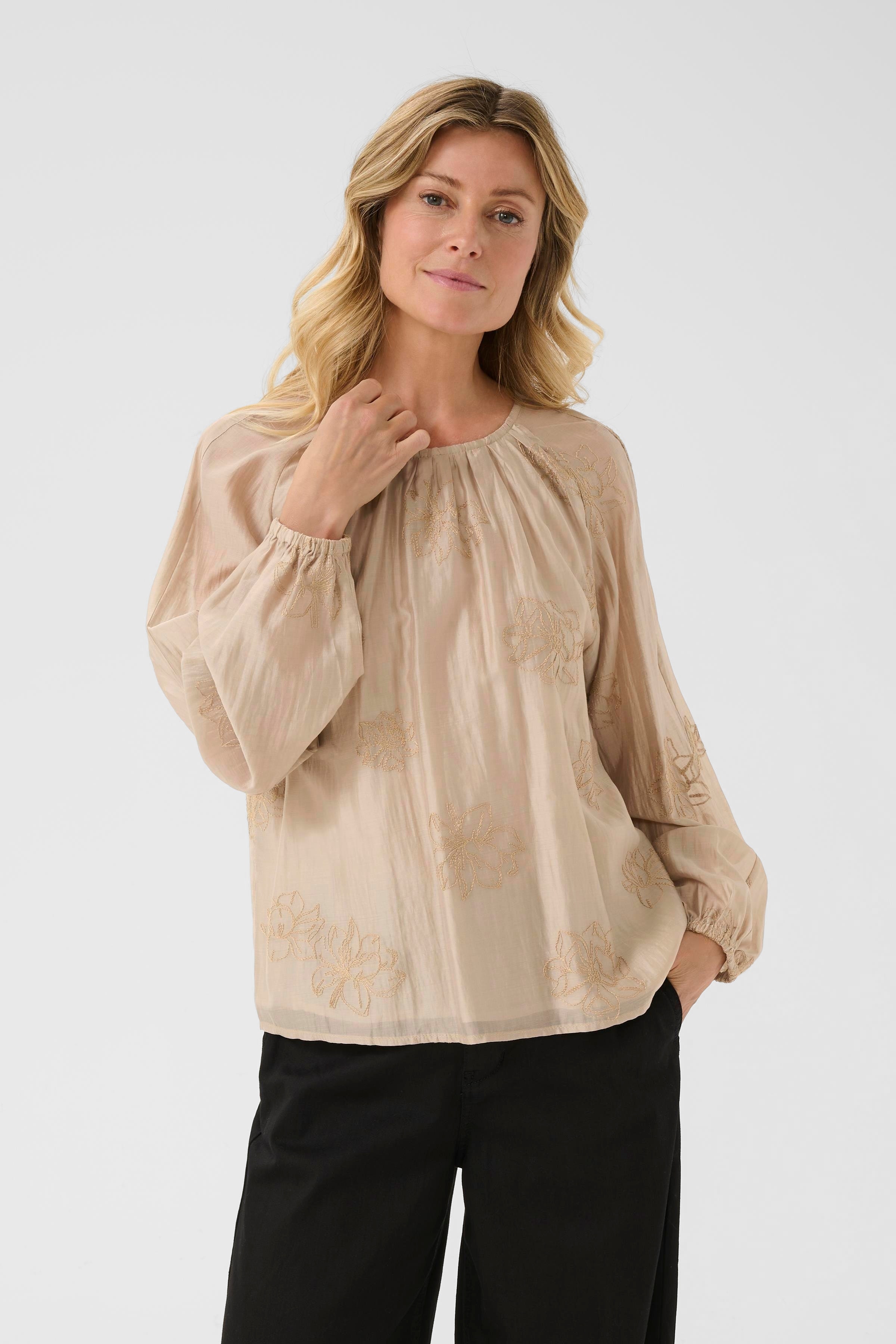 CRBine Bluse LOOKBOOK FRONT 10614185-161407