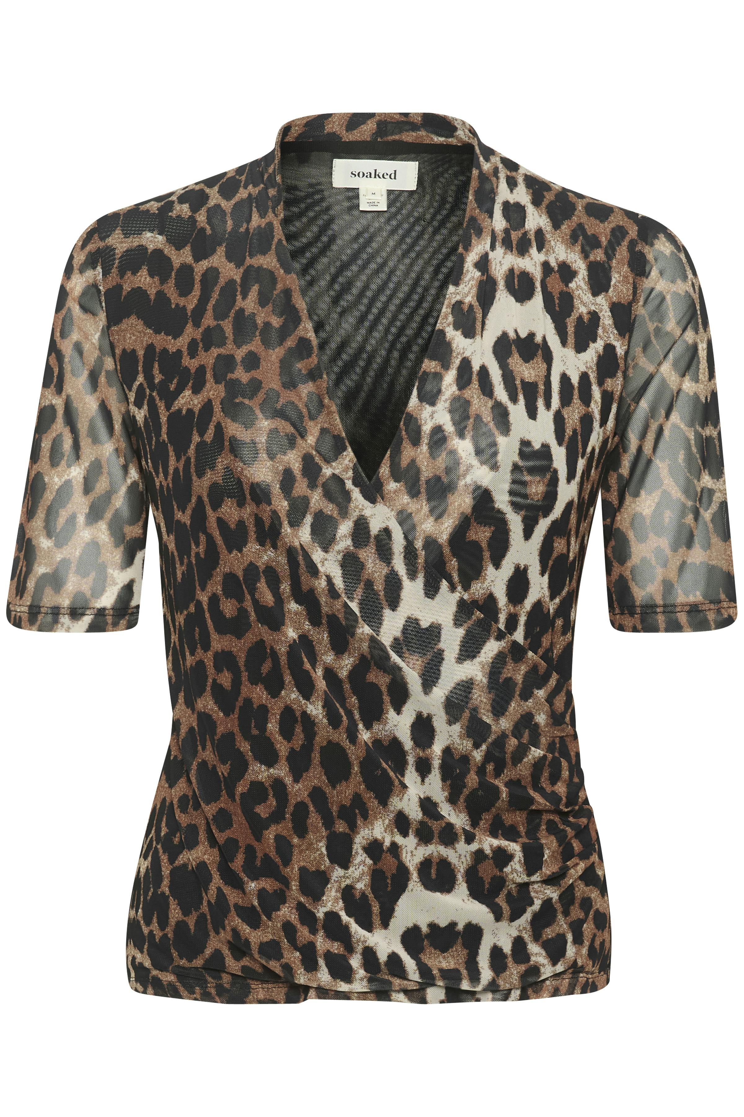 SLAldora leopard Blouse PACK FRONT 30407601-303053