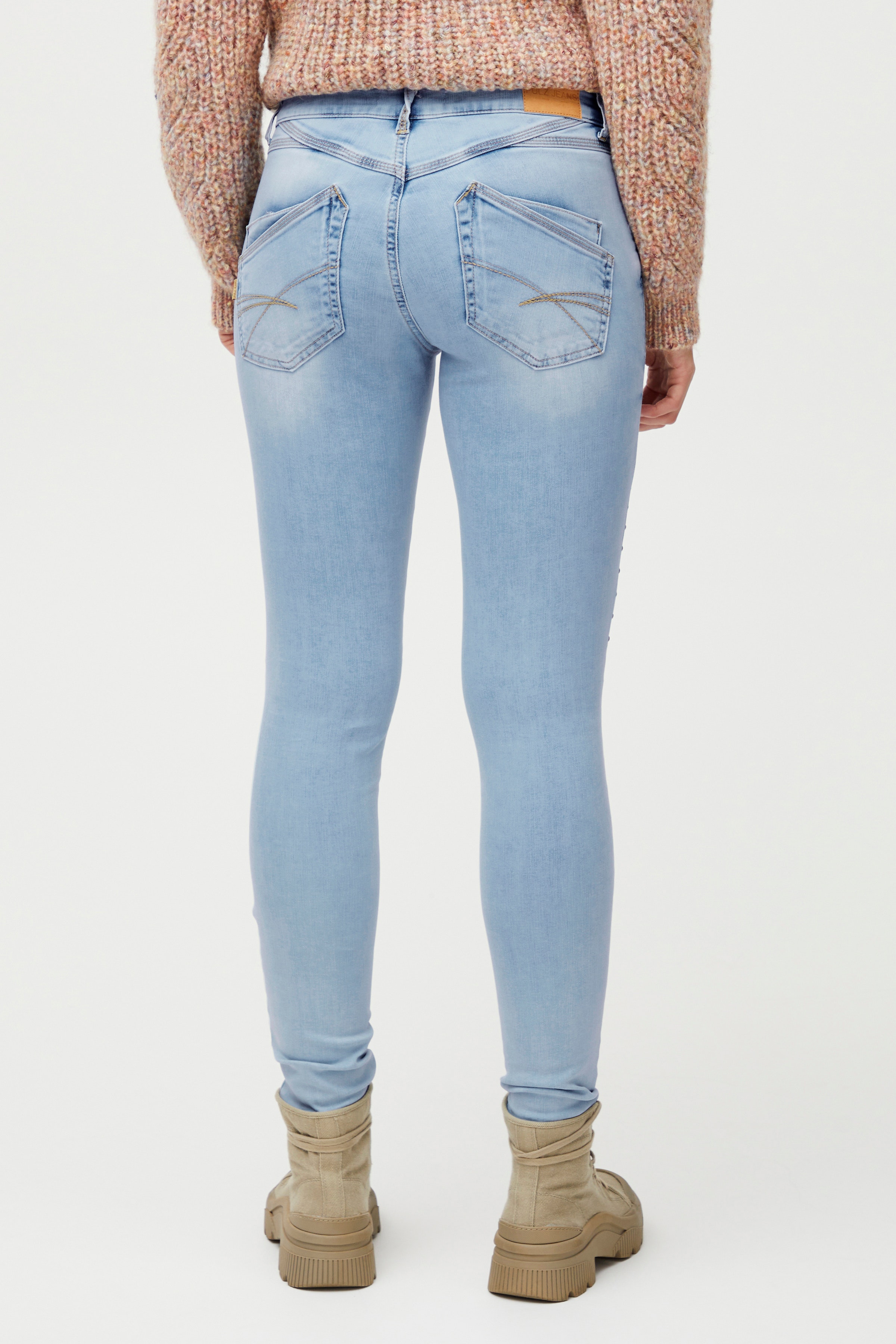 PZJENNA MW Jeans Skinny Leg LOOKBOOK BACK 50207913-200008