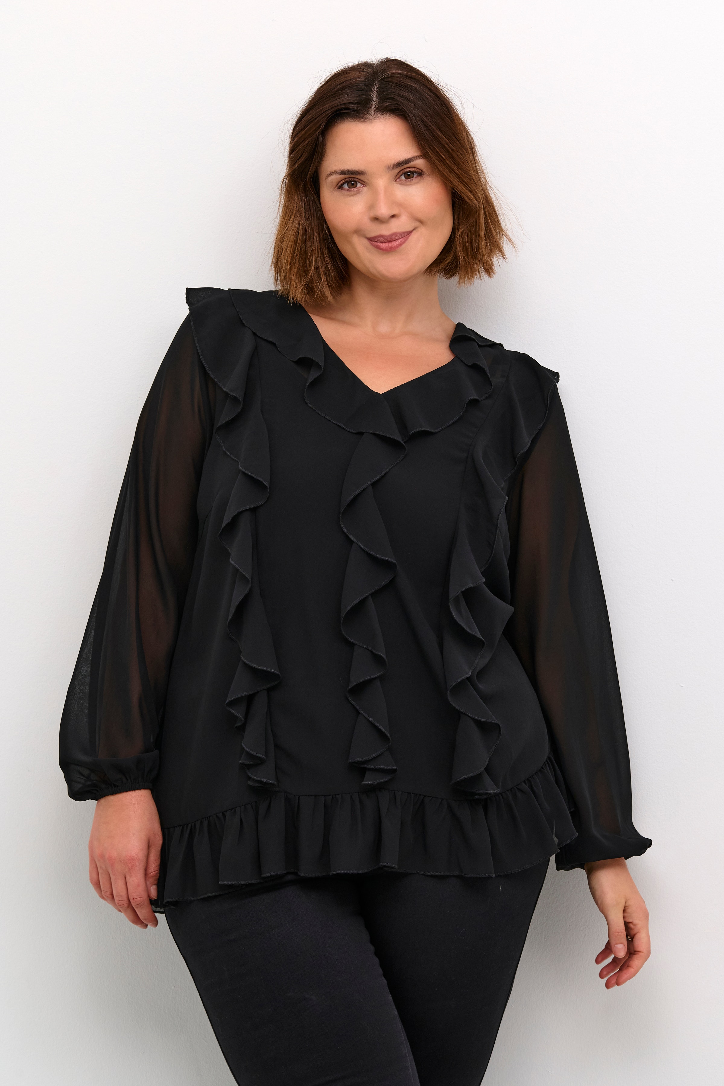 KCninni Bluse LOOKBOOK FRONT 10582799-100121