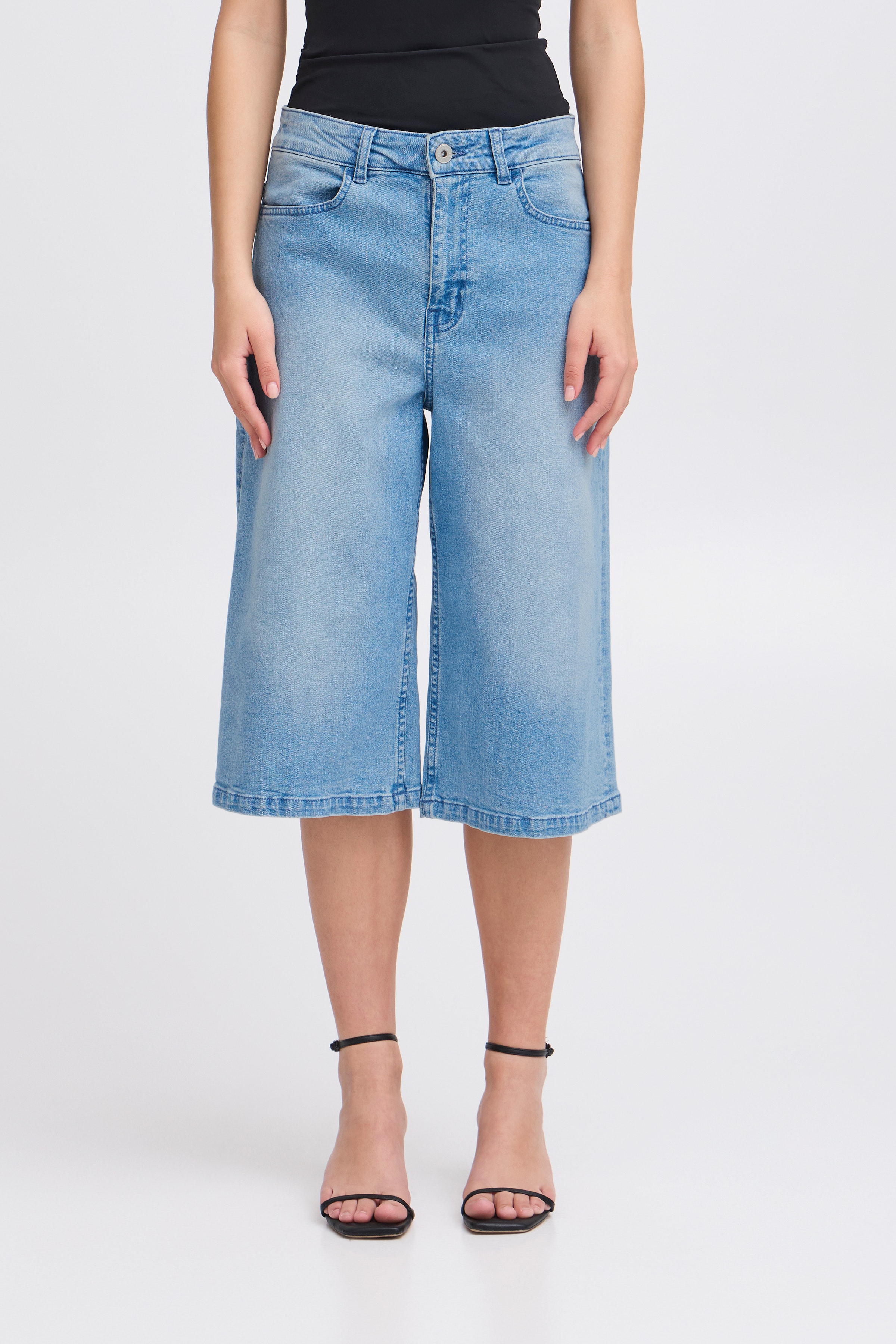 IHCALLY Denim shorts LOOKBOOK FRONT 20122663-200792