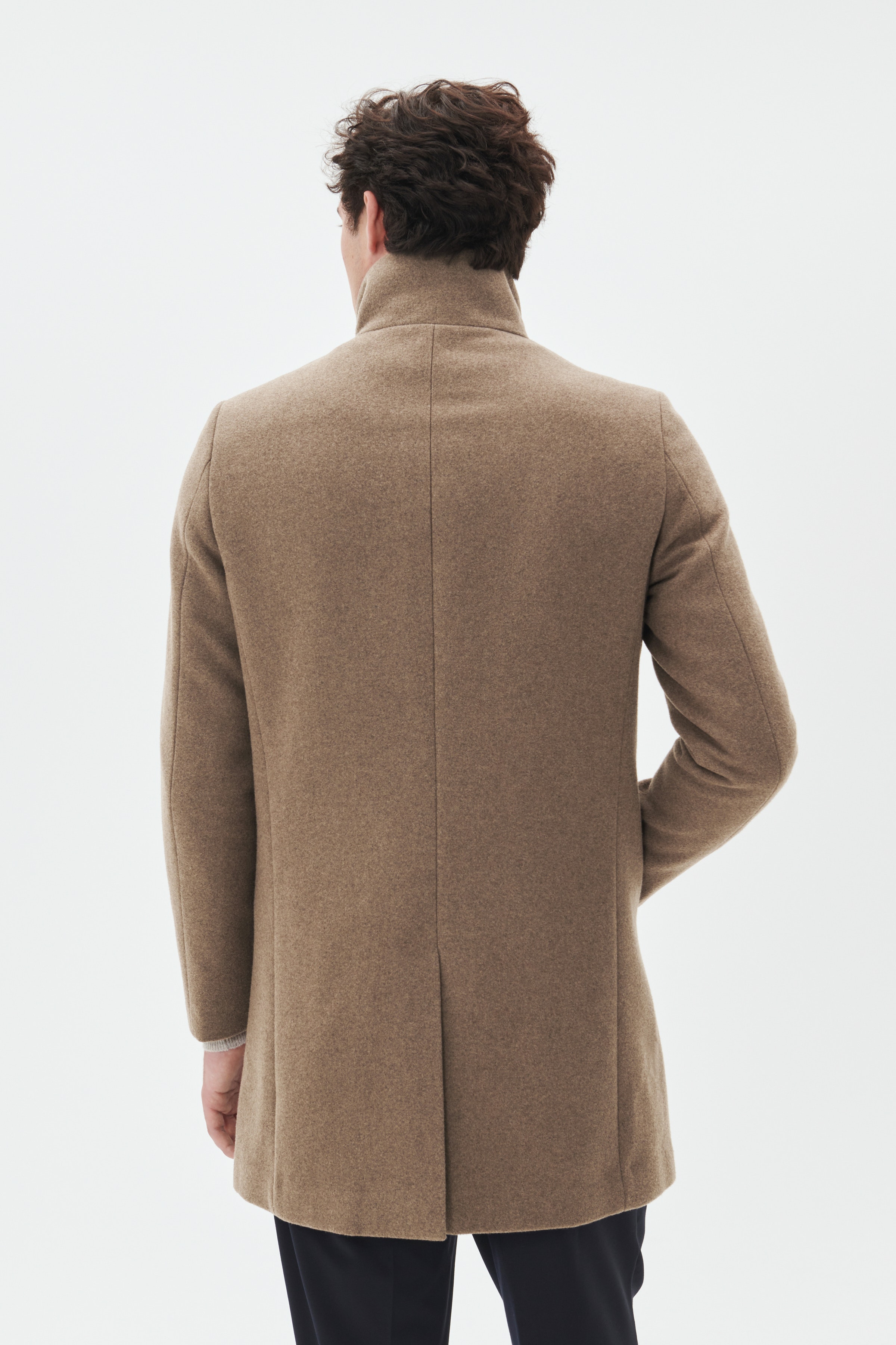 Harvey Wool Coat LOOKBOOK BACK 30203845-181112