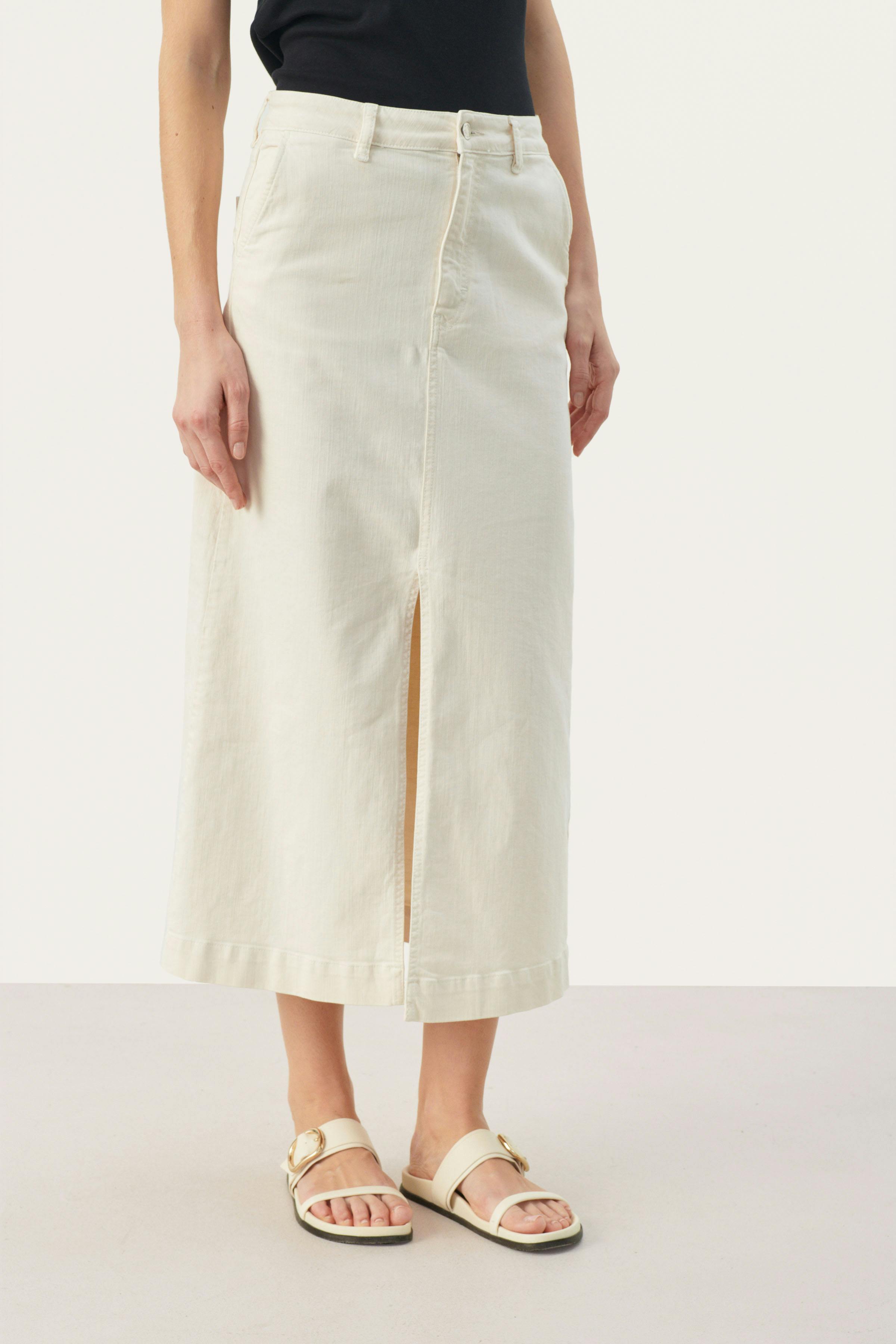 CaliahPW Long denim skirt LOOKBOOK FRONT 30308738-120601