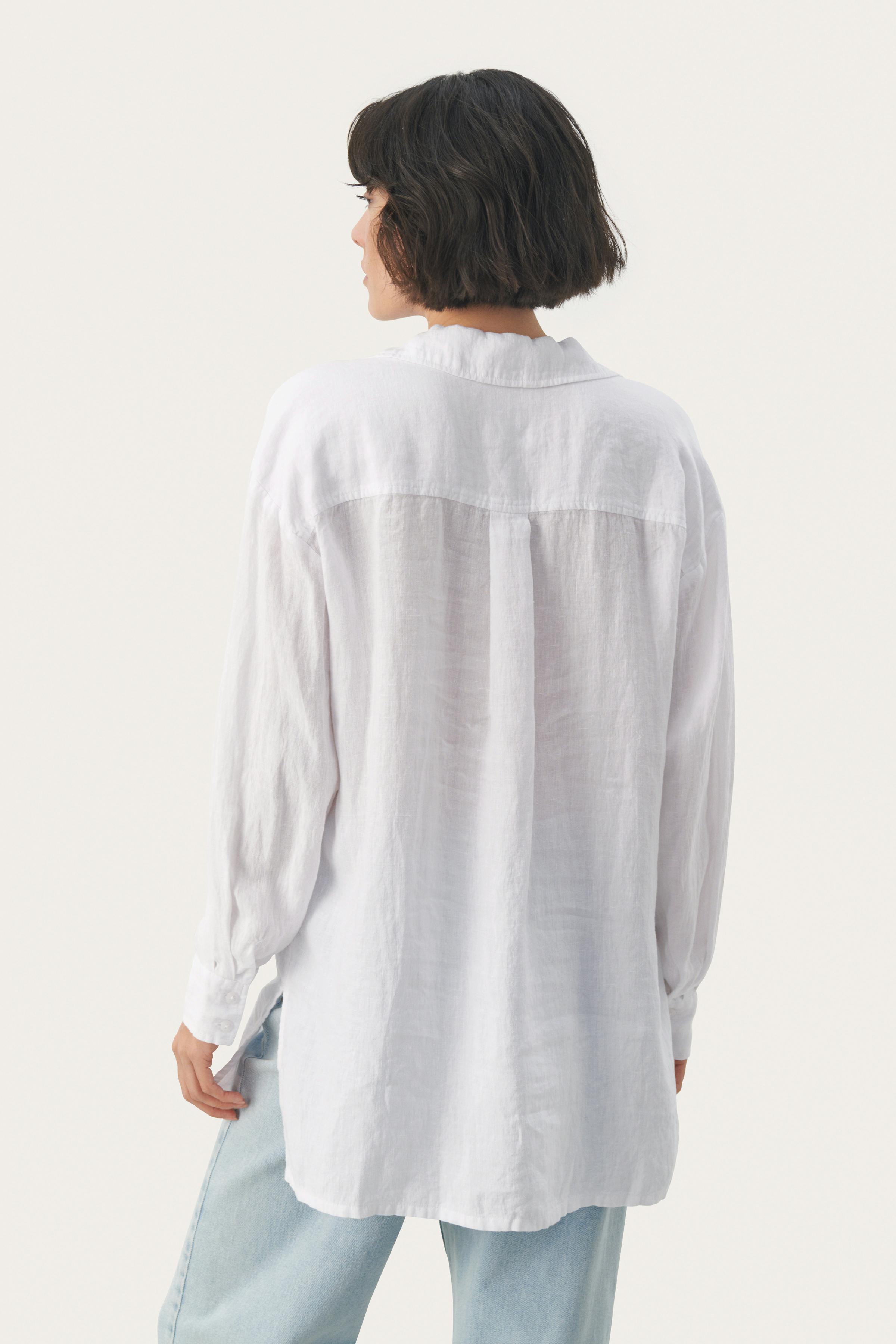 ElvisaPW Linen shirt LOOKBOOK BACK 30308402-110601