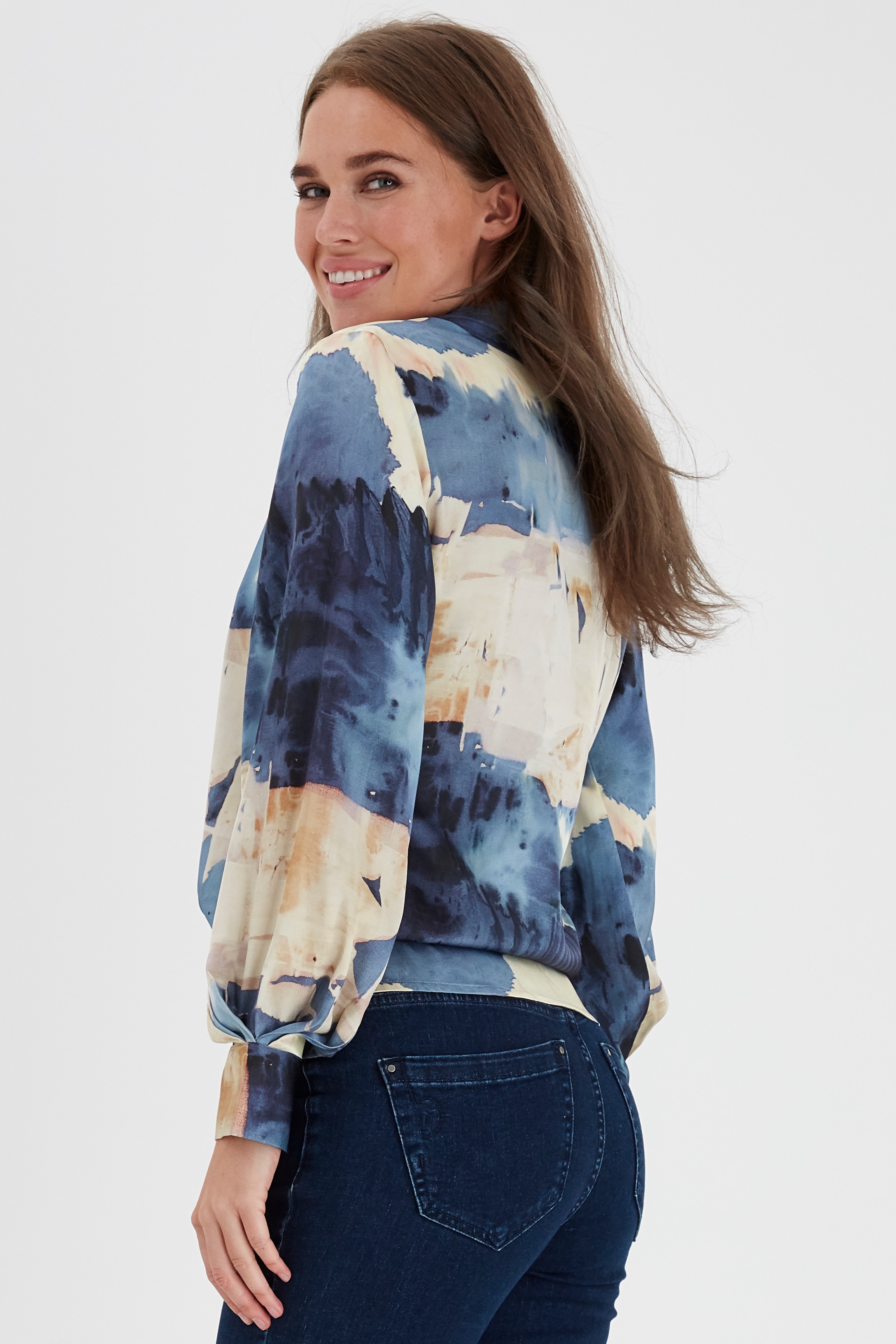 Langarm-Hemdbluse LOOKBOOK BACK 20403439-200357