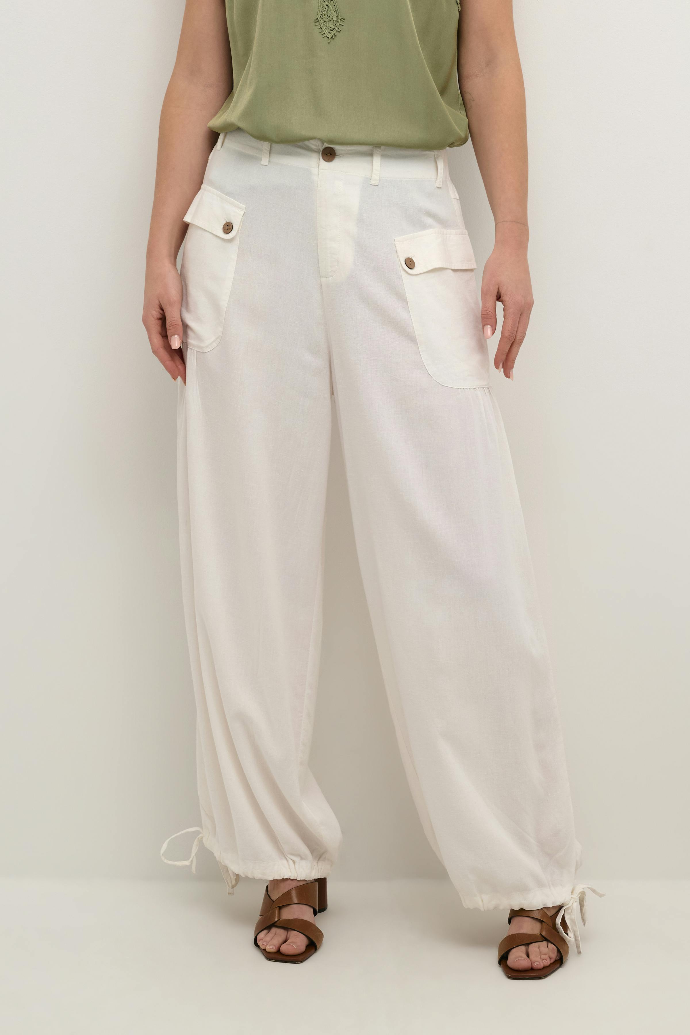 CRVenta Pantalon en lin LOOKBOOK FRONT 10612582-110602