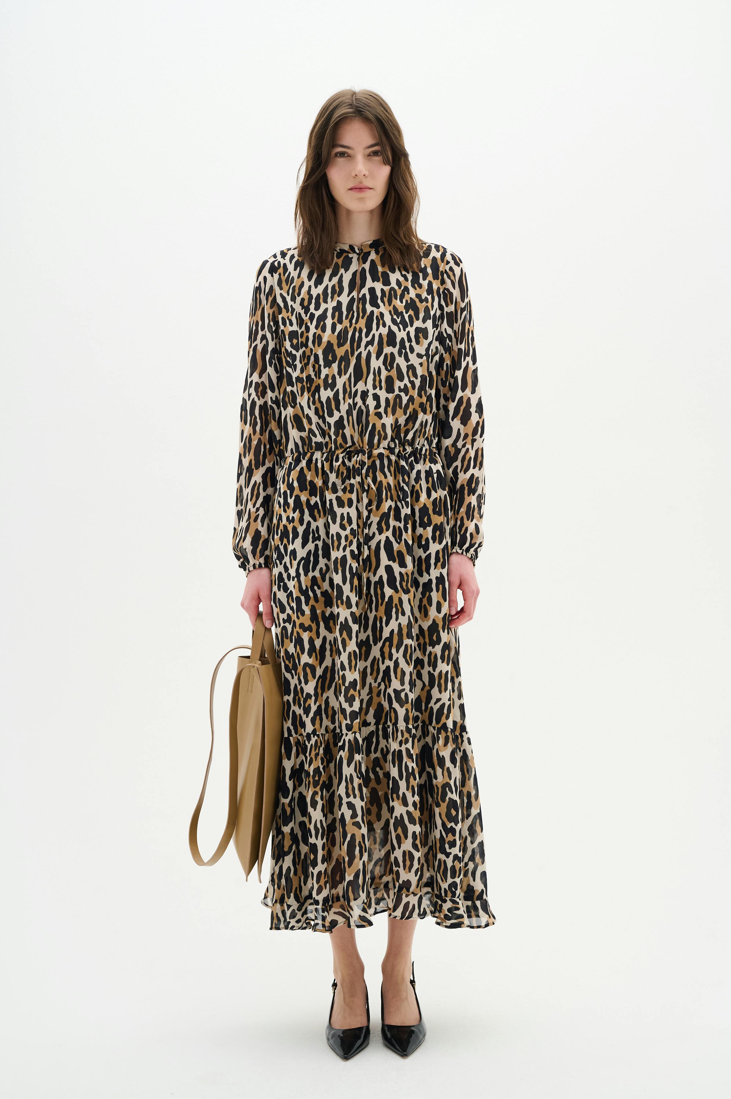 ClarieIW leopard Dress LOOKBOOK FRONT 30110113-303436