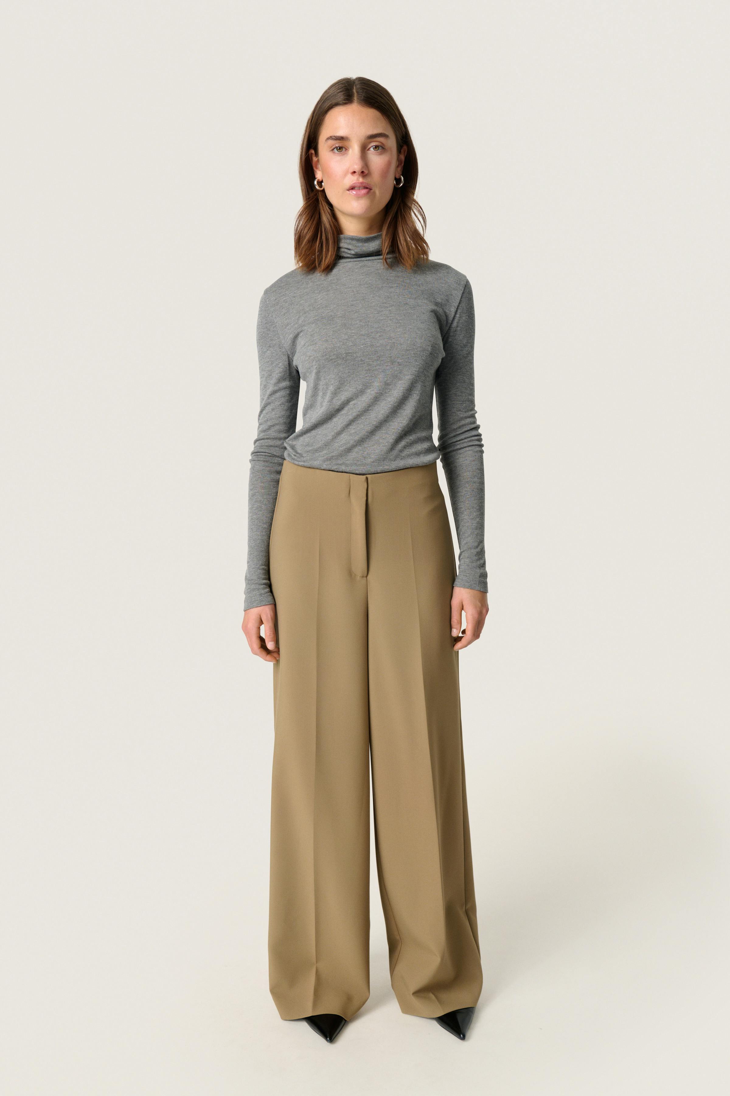 SLCorinne Wide Trousers LOOKBOOK FRONT 30407228-180617