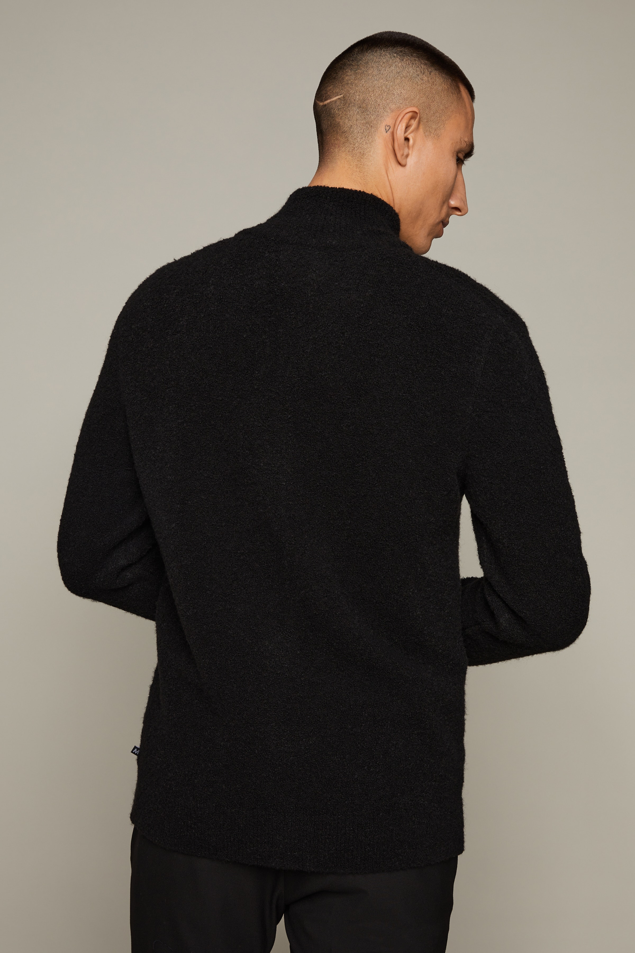 MAfunnel Knitted Cardigan LOOKBOOK BACK 30206464-300275