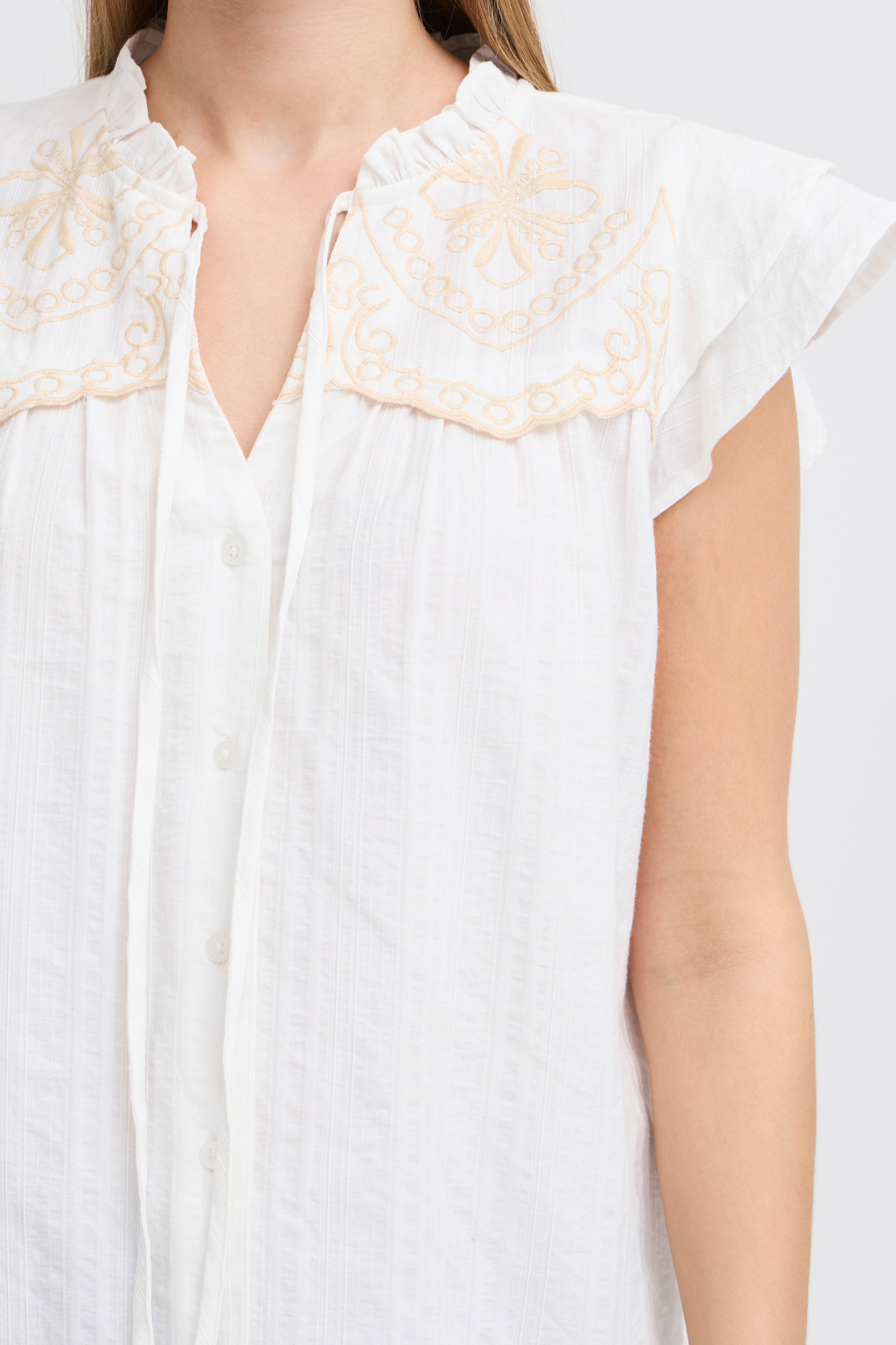 IHGAELLE Kortermet bluse LOOKBOOK DETAIL 20122784-114201