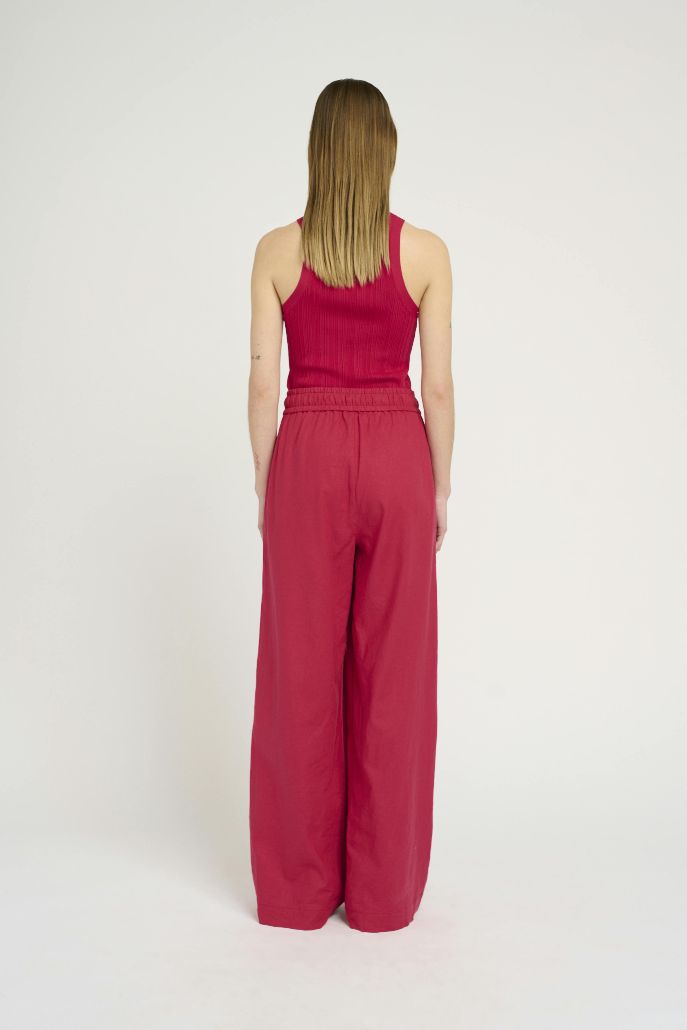 LeenaGZ Linen trousers LOOKBOOK BACK 10909226-191860