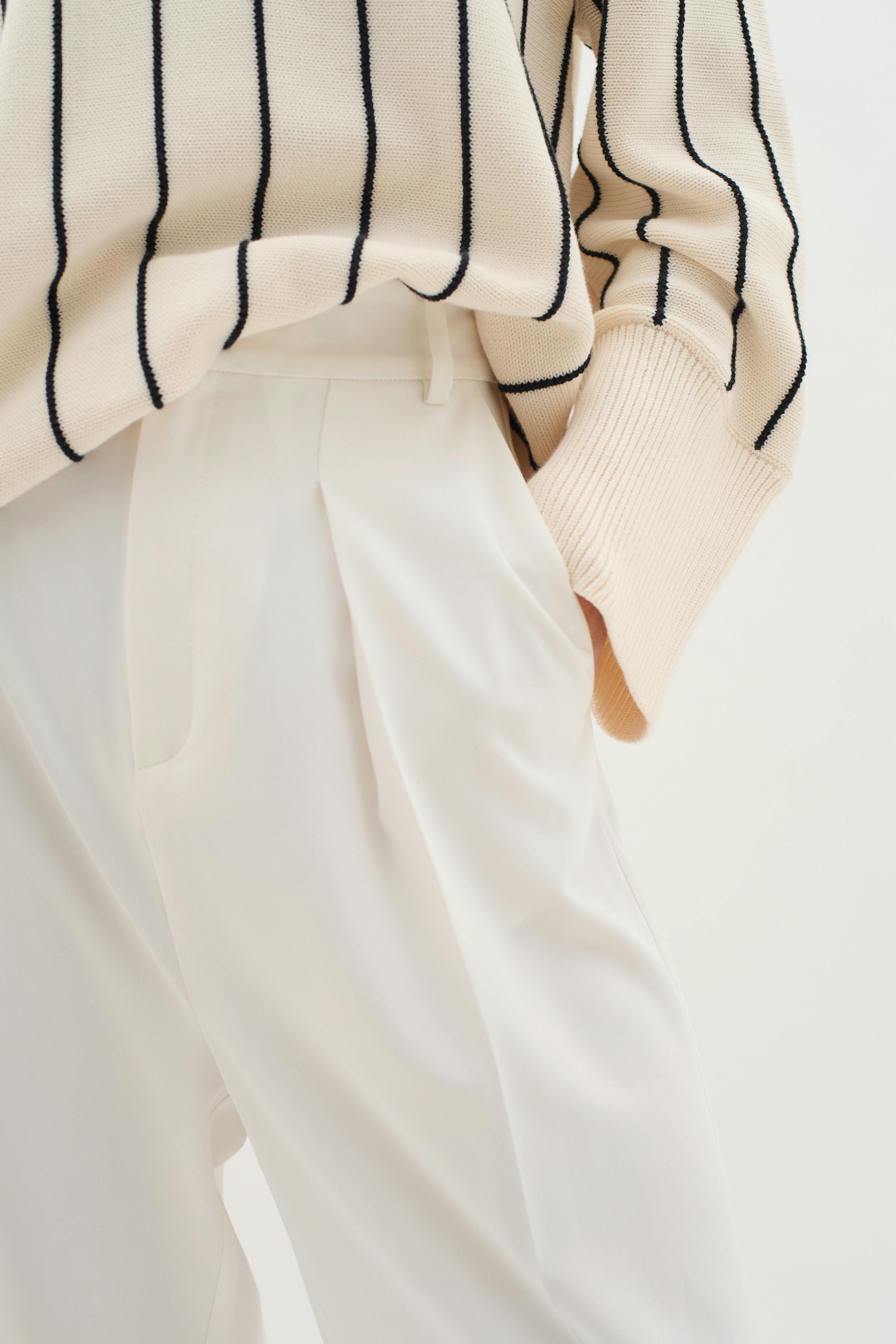 NaxaIW Wide Trousers LOOKBOOK DETAIL 30108710-110701