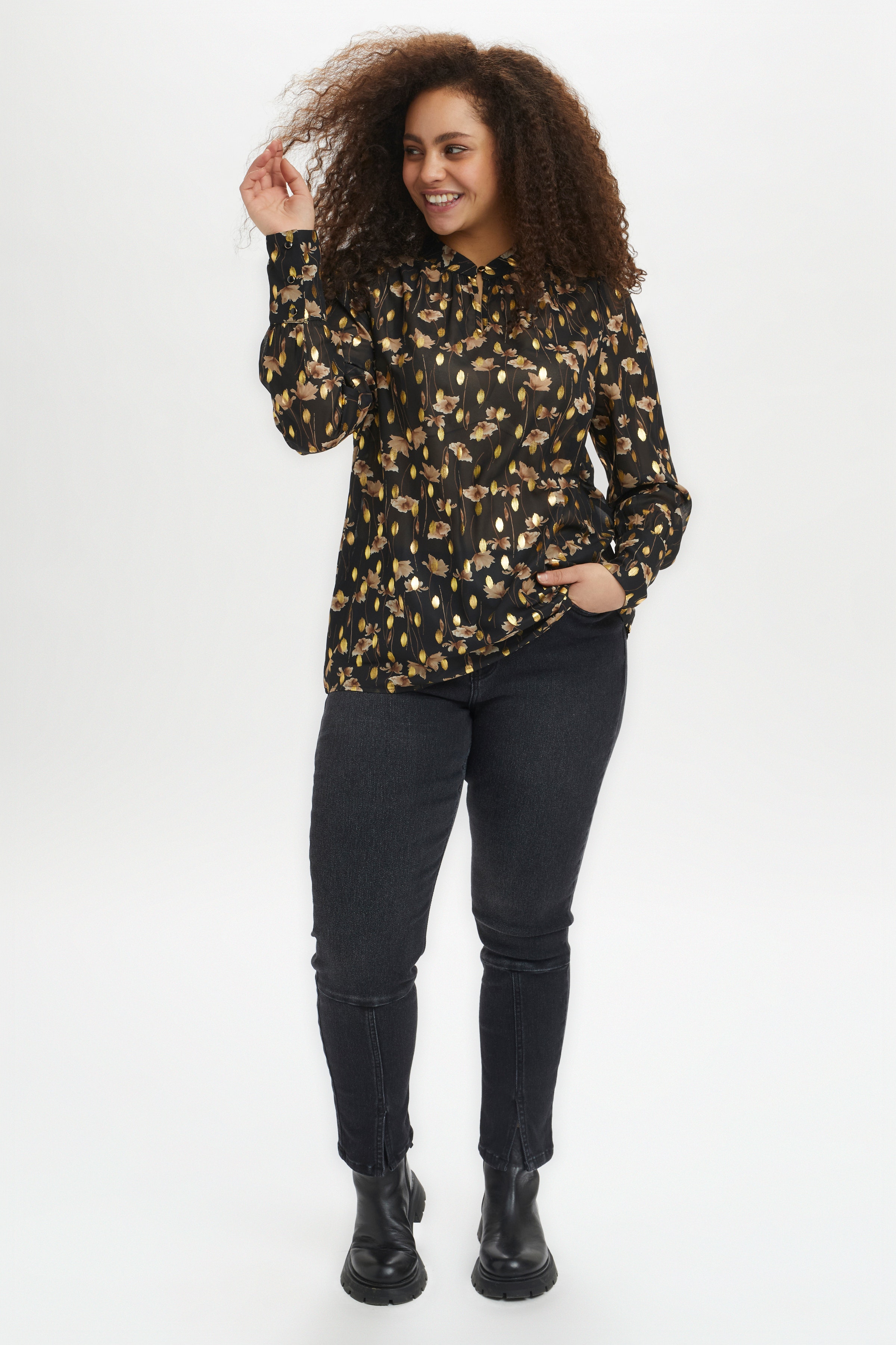 Blouse met lange mouwen LOOKBOOK FRONT 10580573-101751