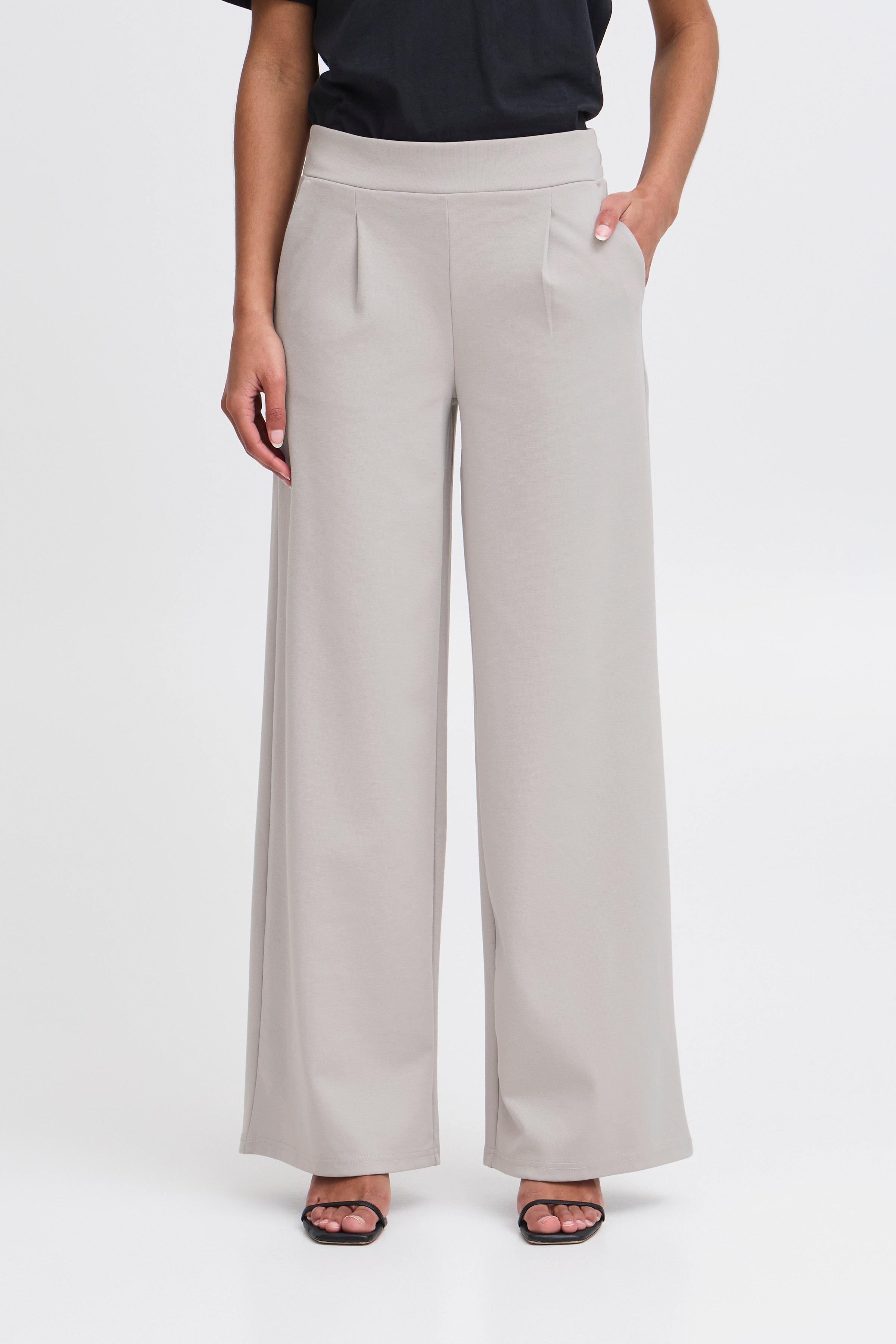 IHKATE LONG WIDE  Bukser LOOKBOOK FRONT 20118337-163801