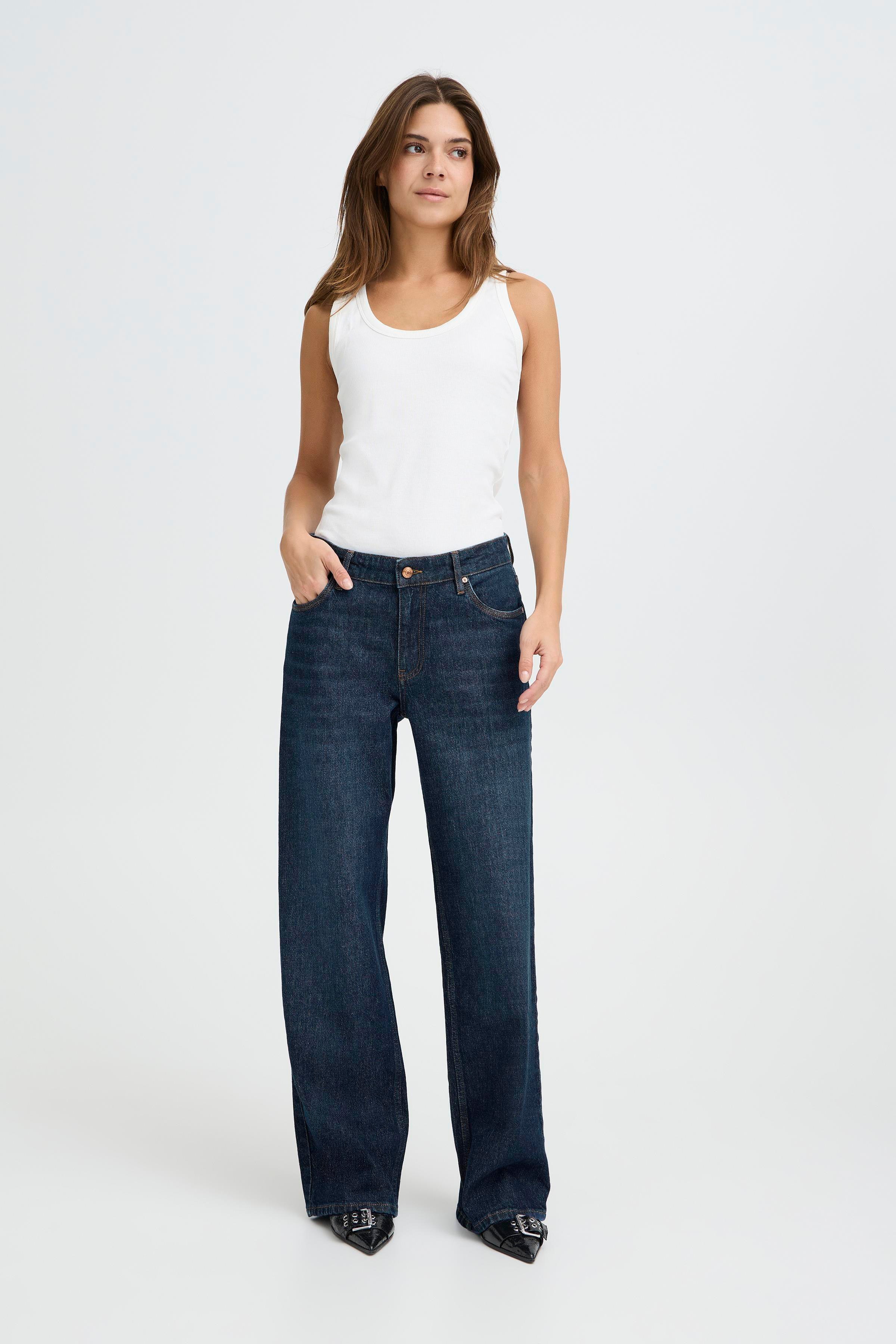 PZVEGA HW Jeans Wide Leg LOOKBOOK FRONT 50207173-200002