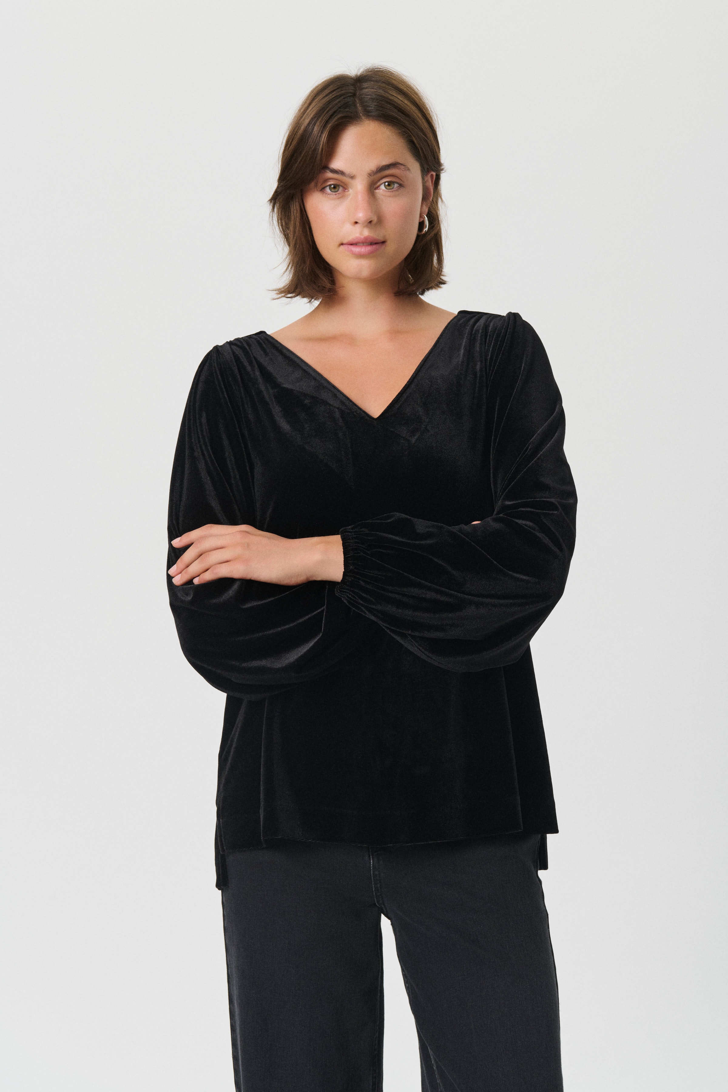 MadisPW Bluse LOOKBOOK FRONT 30309521-194008