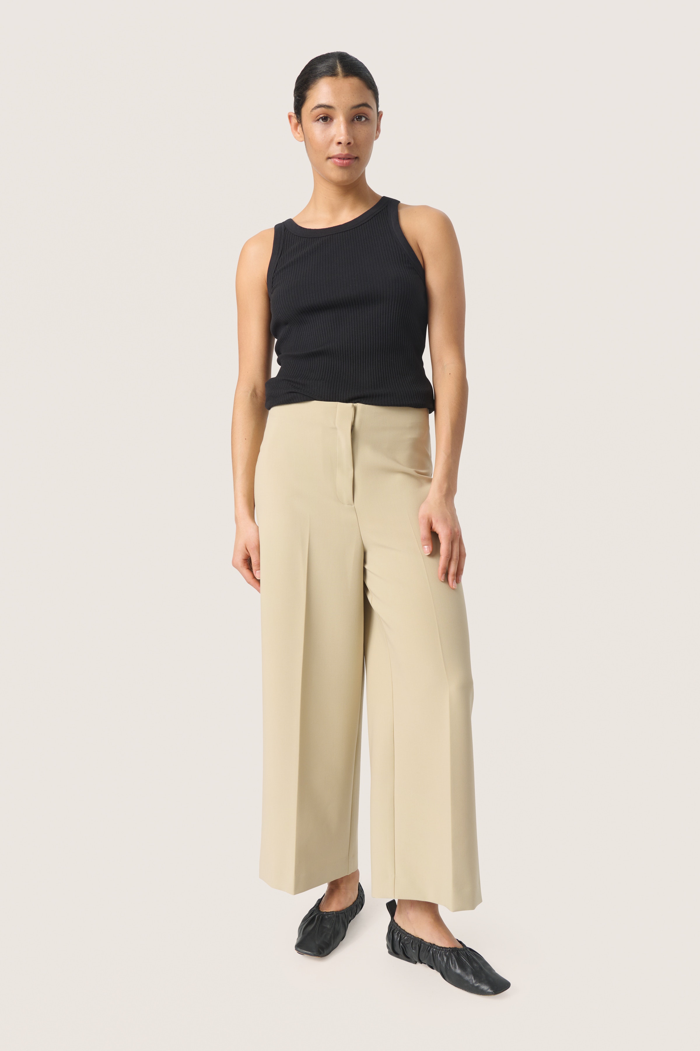 SLCorinne Cropped Broek LOOKBOOK FRONT 30407013-150309