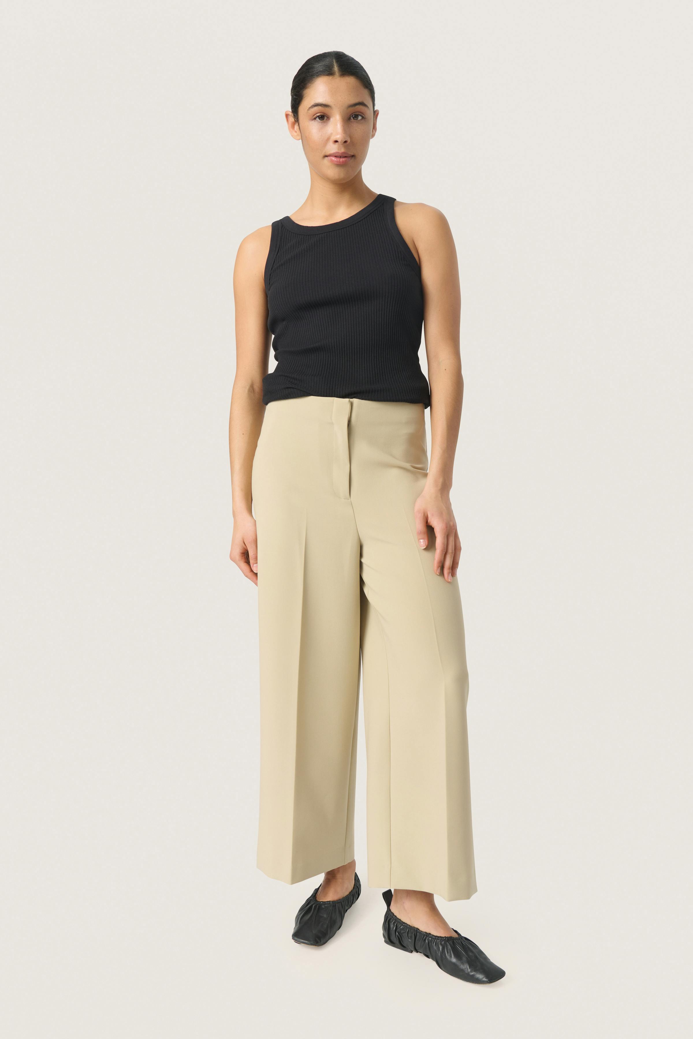 SLCorinne Cropped Bukser LOOKBOOK FRONT 30407013-150309