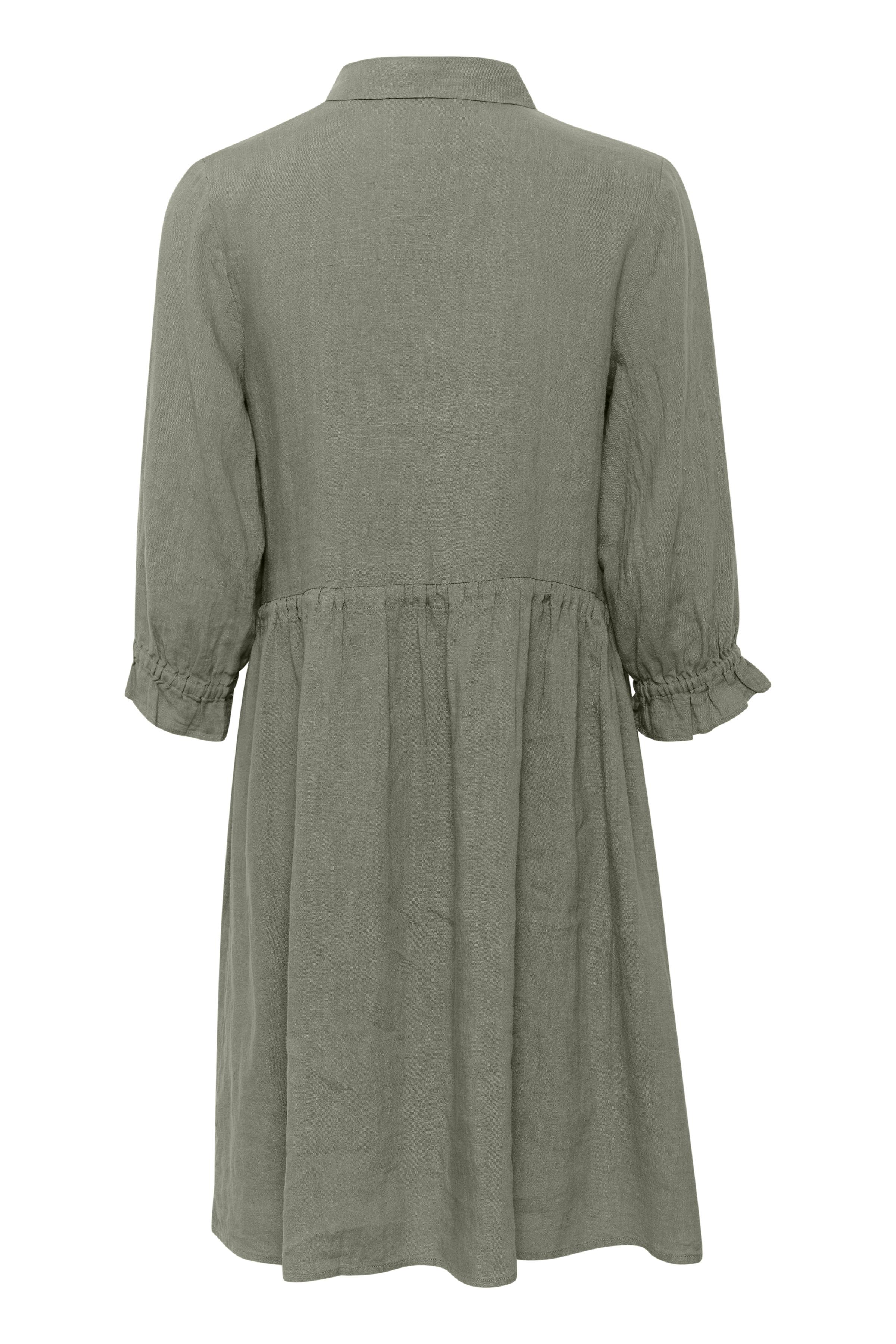 SalliePW Short linen dress PACK BACK 30308503-170613