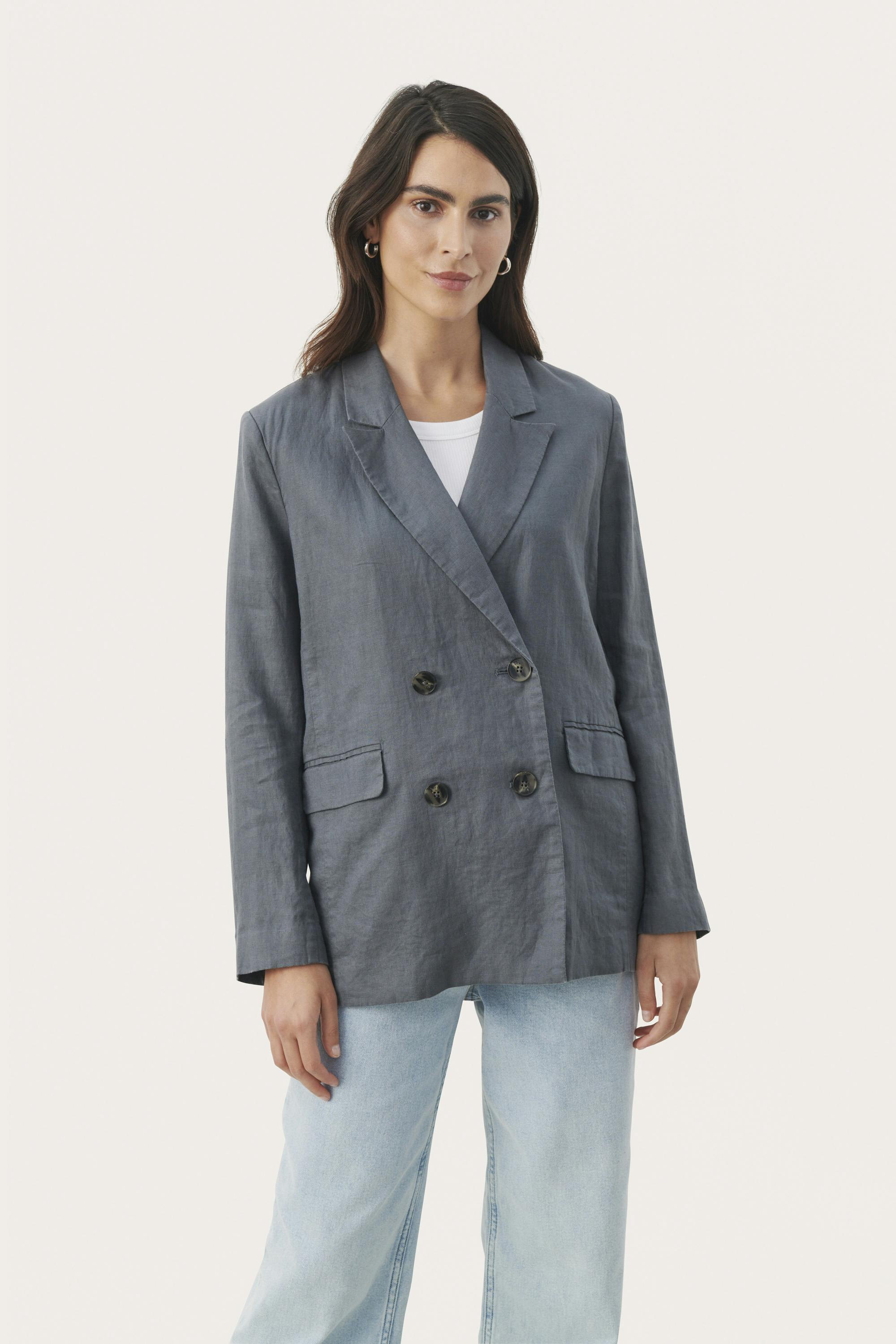 SinePW Linen blazer LOOKBOOK FRONT 30308504-194215