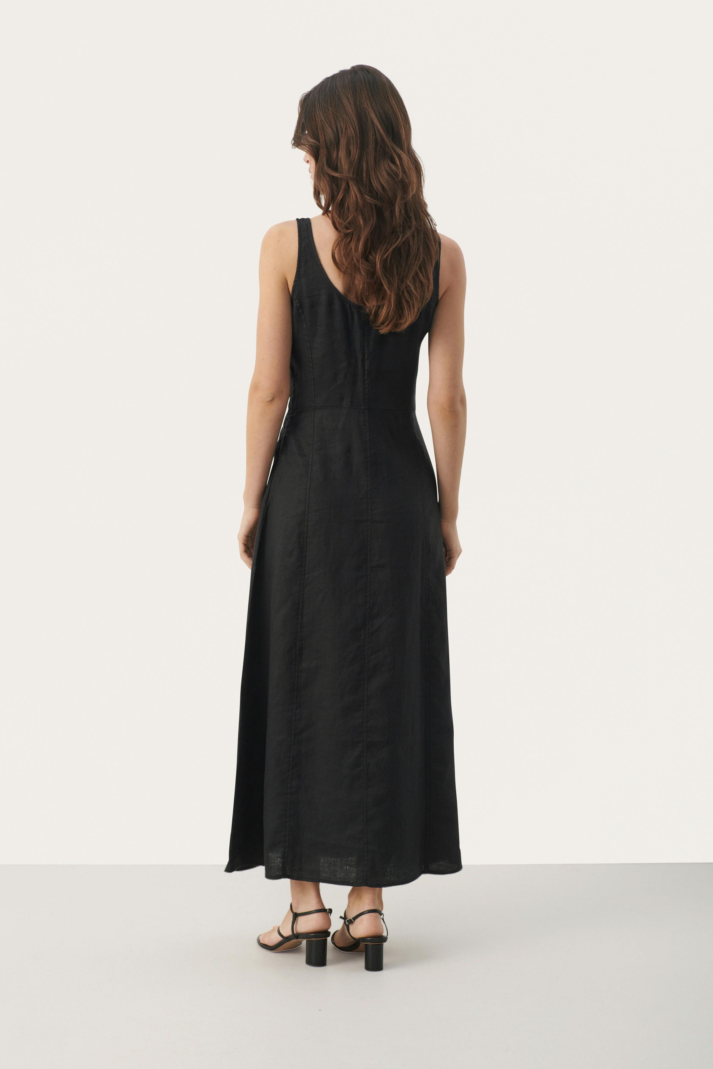 GertrudePW Long linen dress LOOKBOOK BACK 30308584-194008