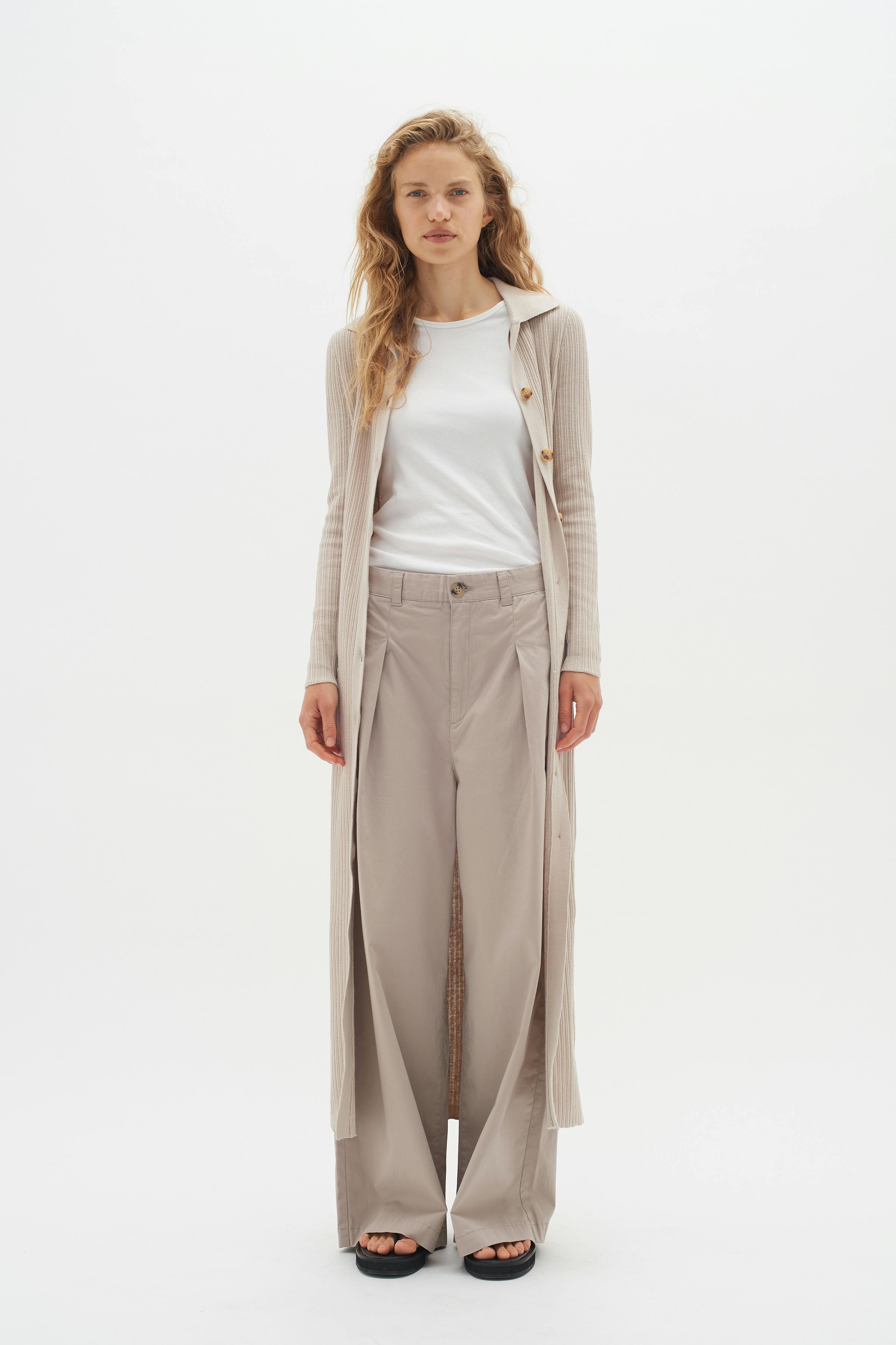 PosyIW Wide Trousers LOOKBOOK FRONT 30109167-151506