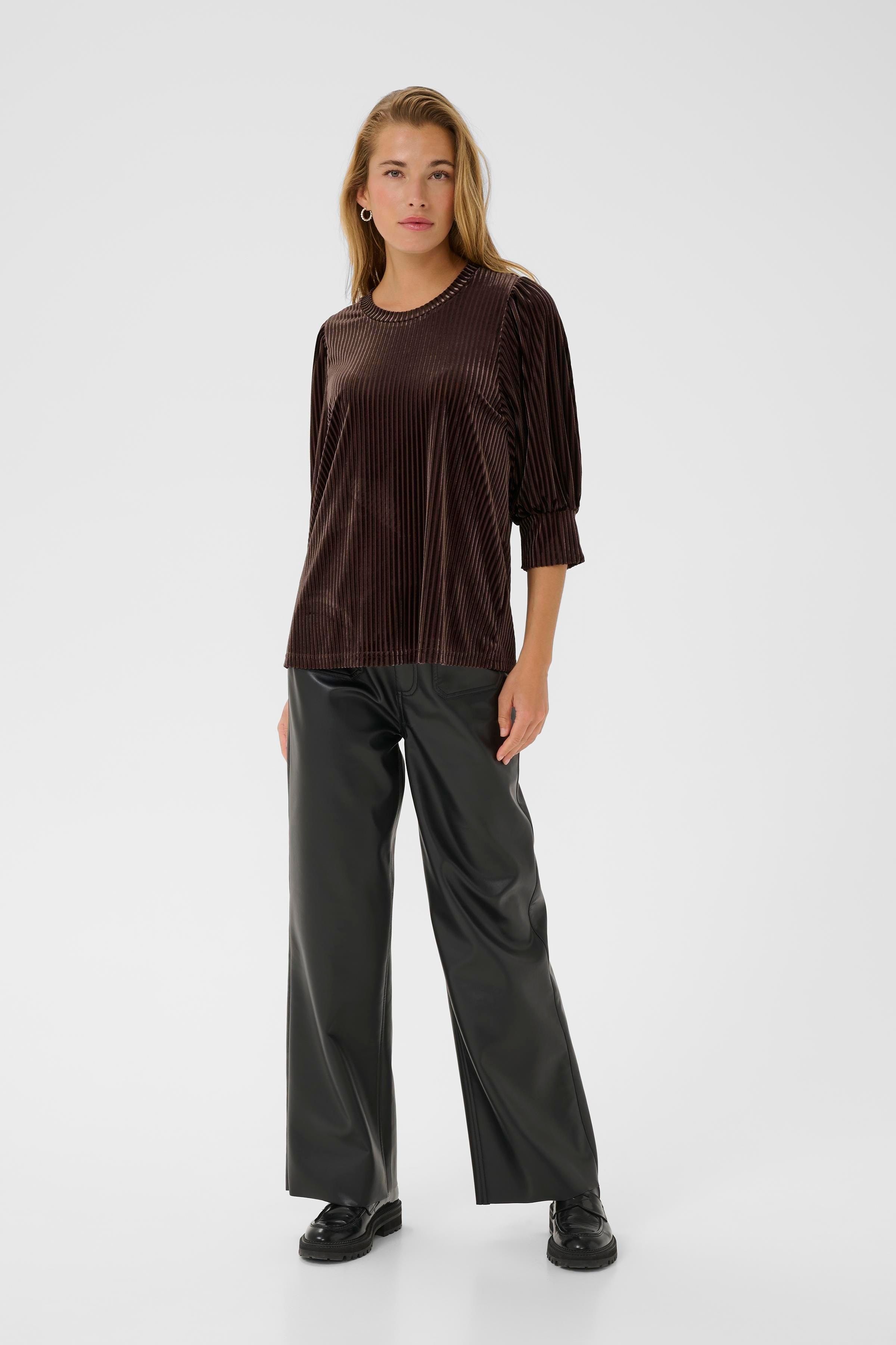 KAcaca Velourbluse LOOKBOOK FRONT 10503887-191111