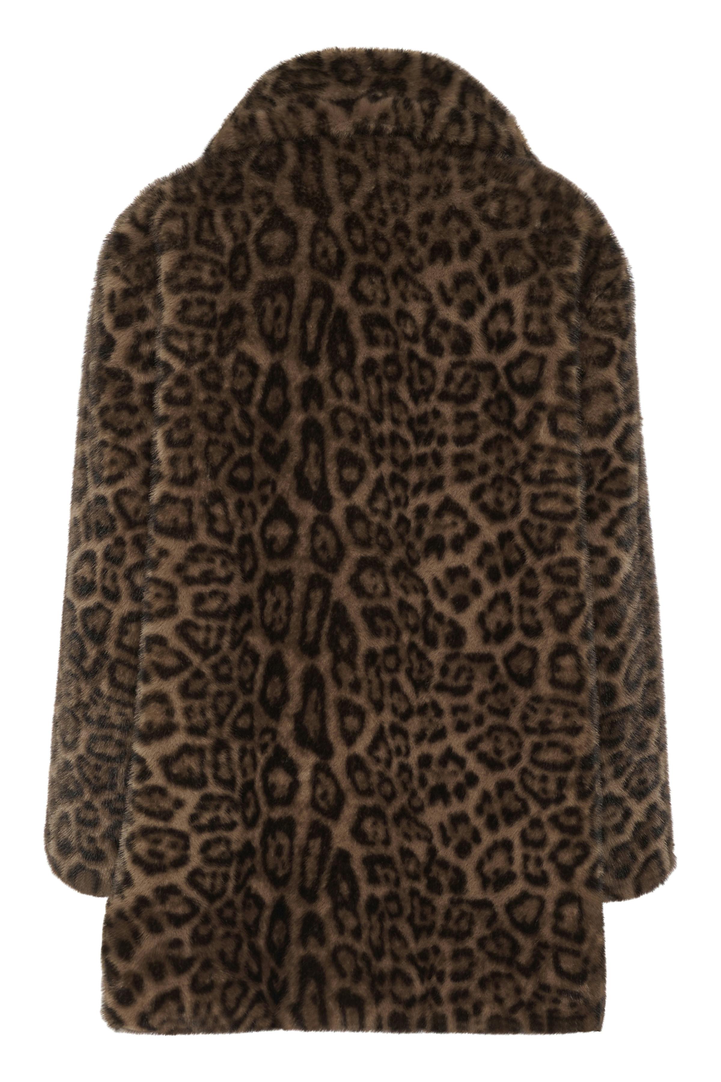 KBTira Leopard Faux Fur jacket PACK BACK 10105446-103153