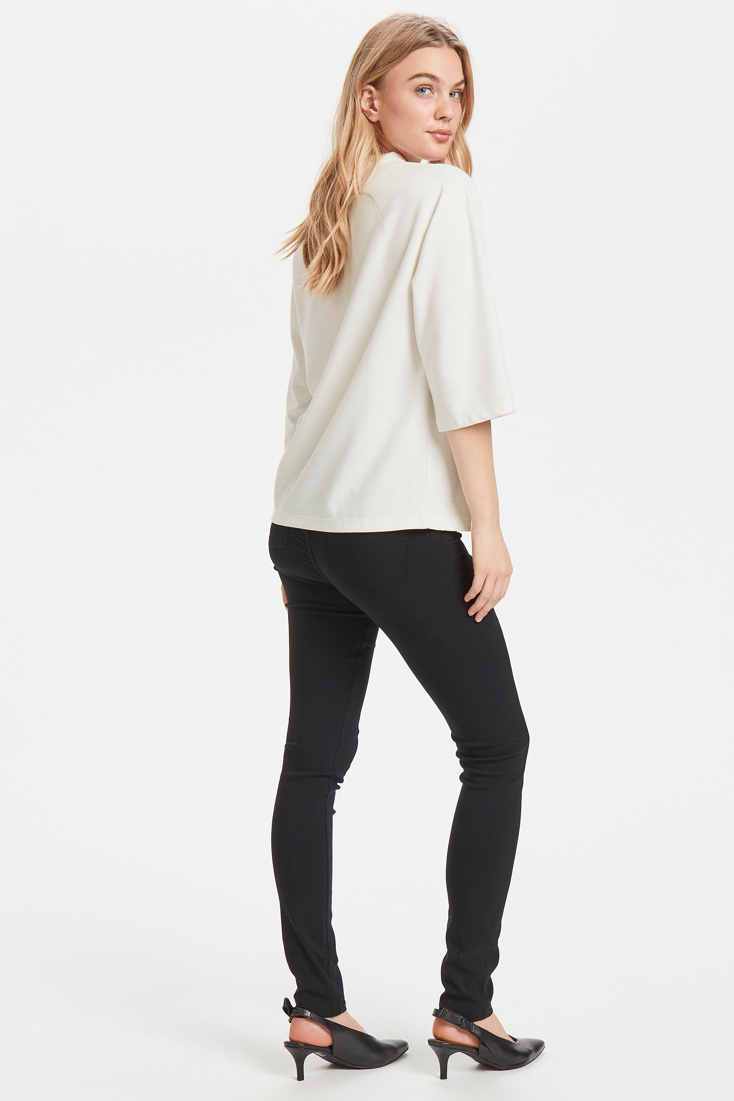 Blouse with long sleeve LOOKBOOK BACK 20805032-80115