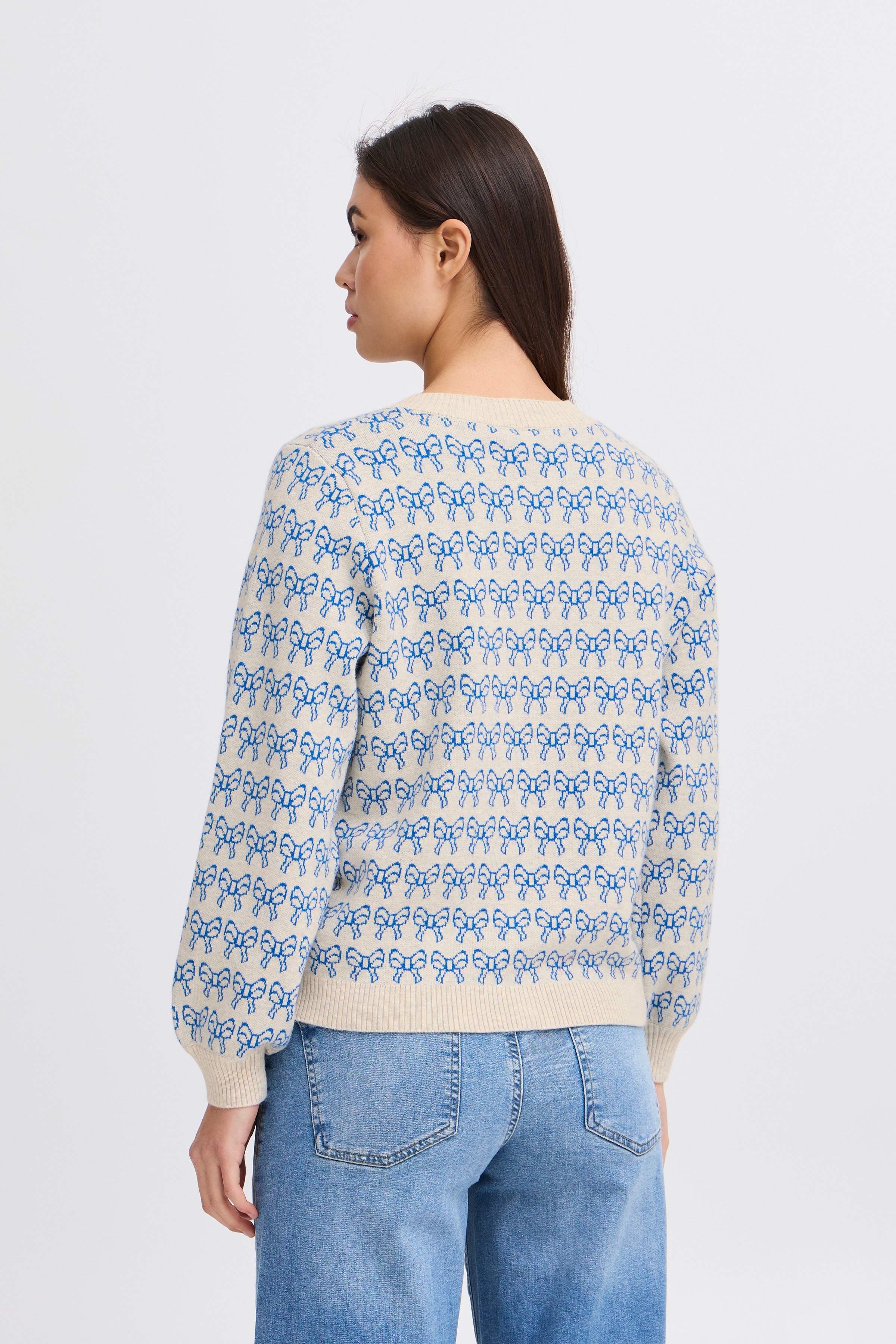 IHBRIELLE Strikket cardigan LOOKBOOK BACK 20122600-204263
