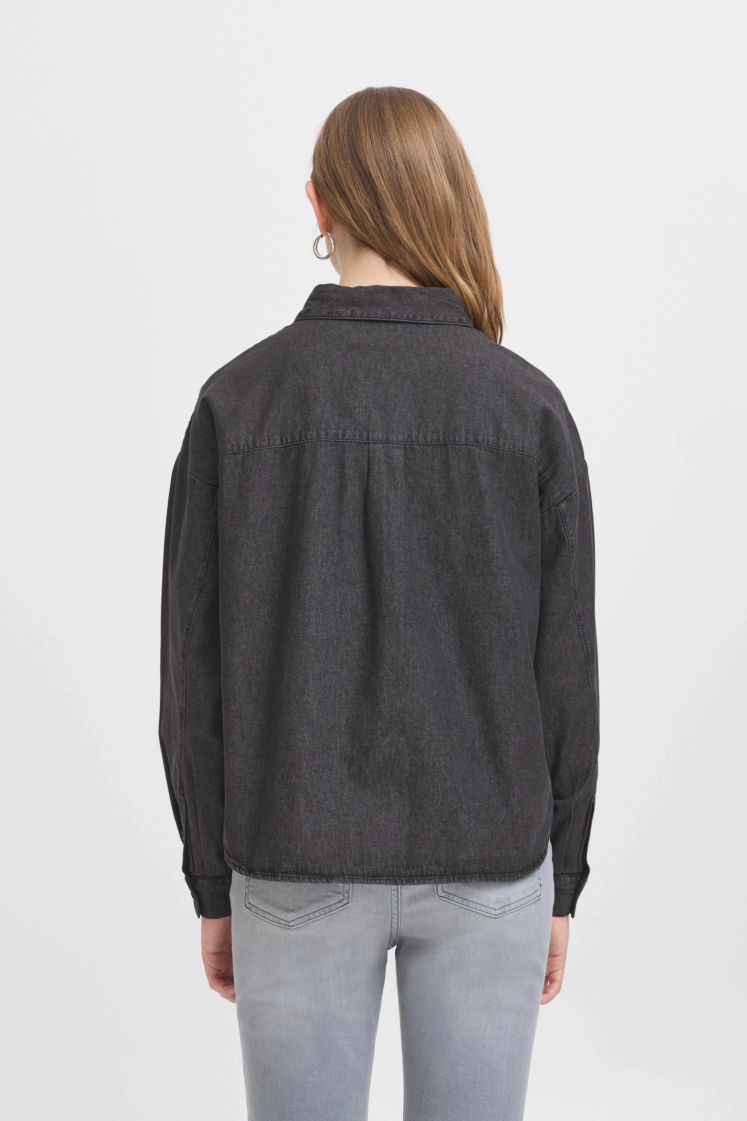 IHARCHER Denim skjorte LOOKBOOK BACK 20122389-200341