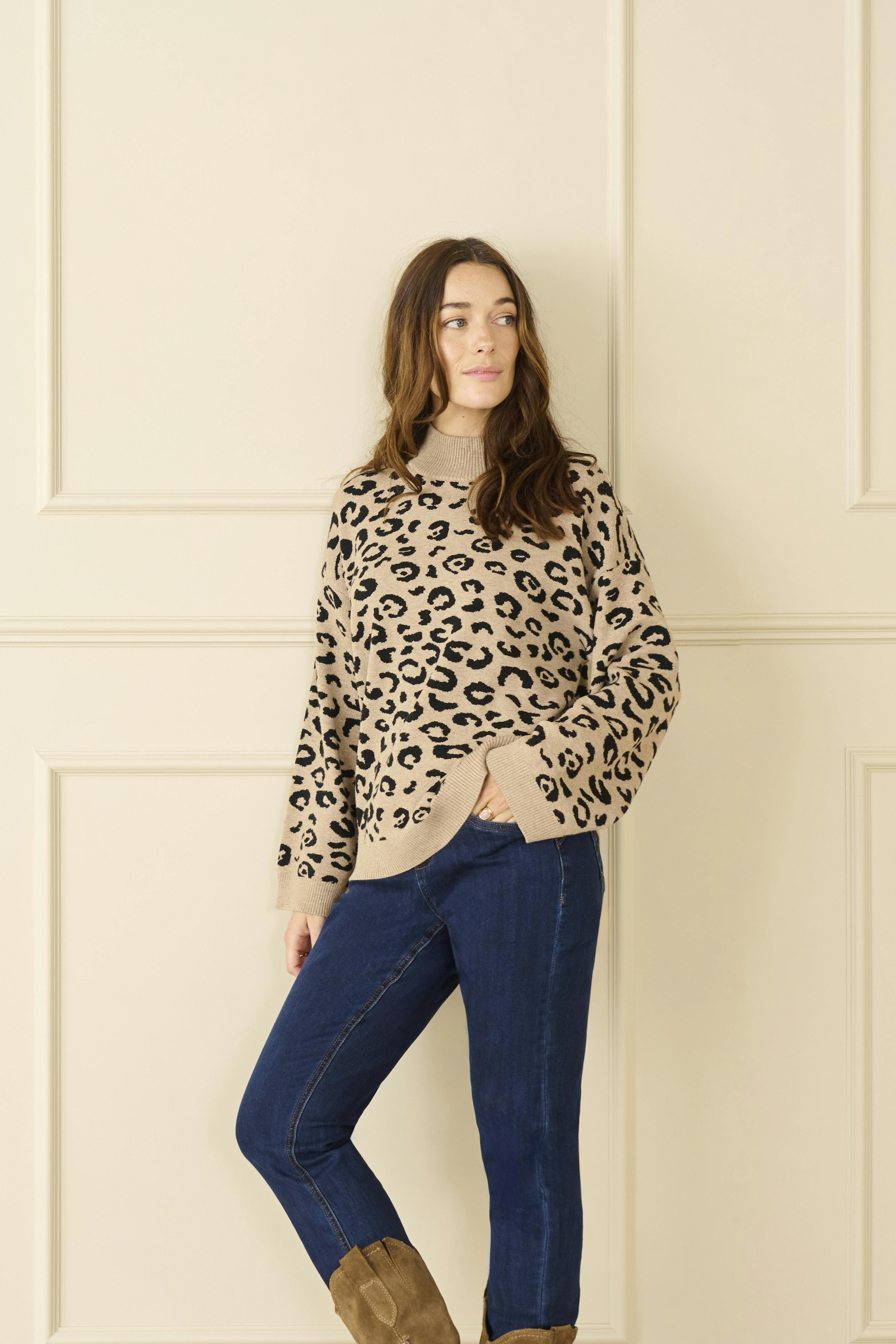 CRSava Leopard pullover LOCATION NONE 10613664-107455