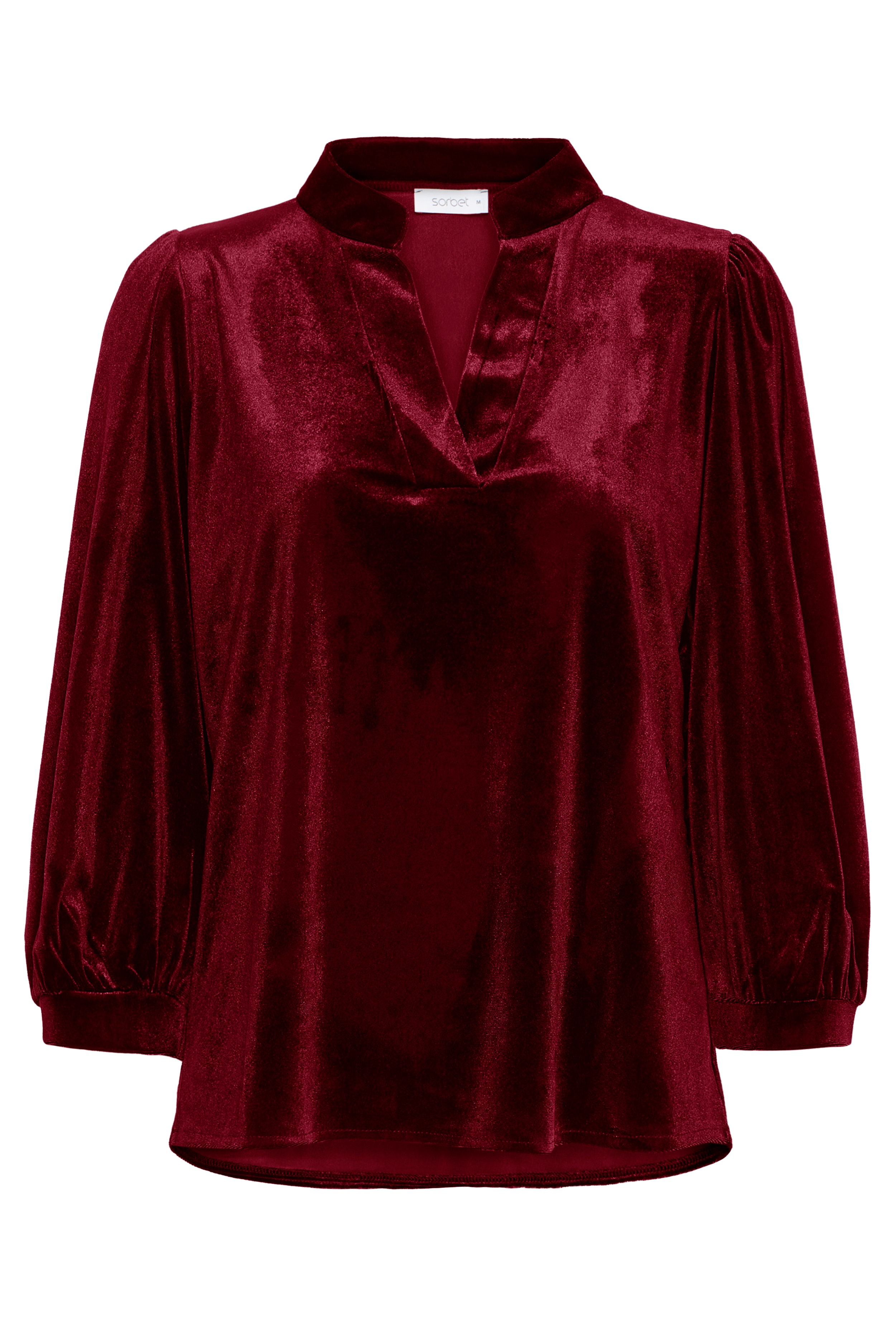 SBVELVETTA Bluse PACK FRONT 22100855-191535