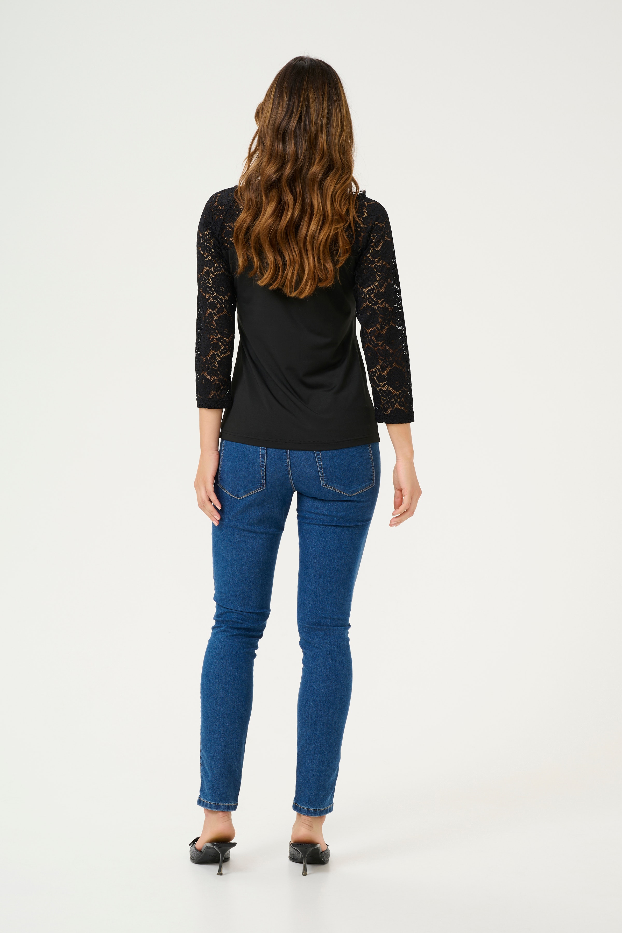 KAaia Blondebluse LOOKBOOK BACK 10509554-100121