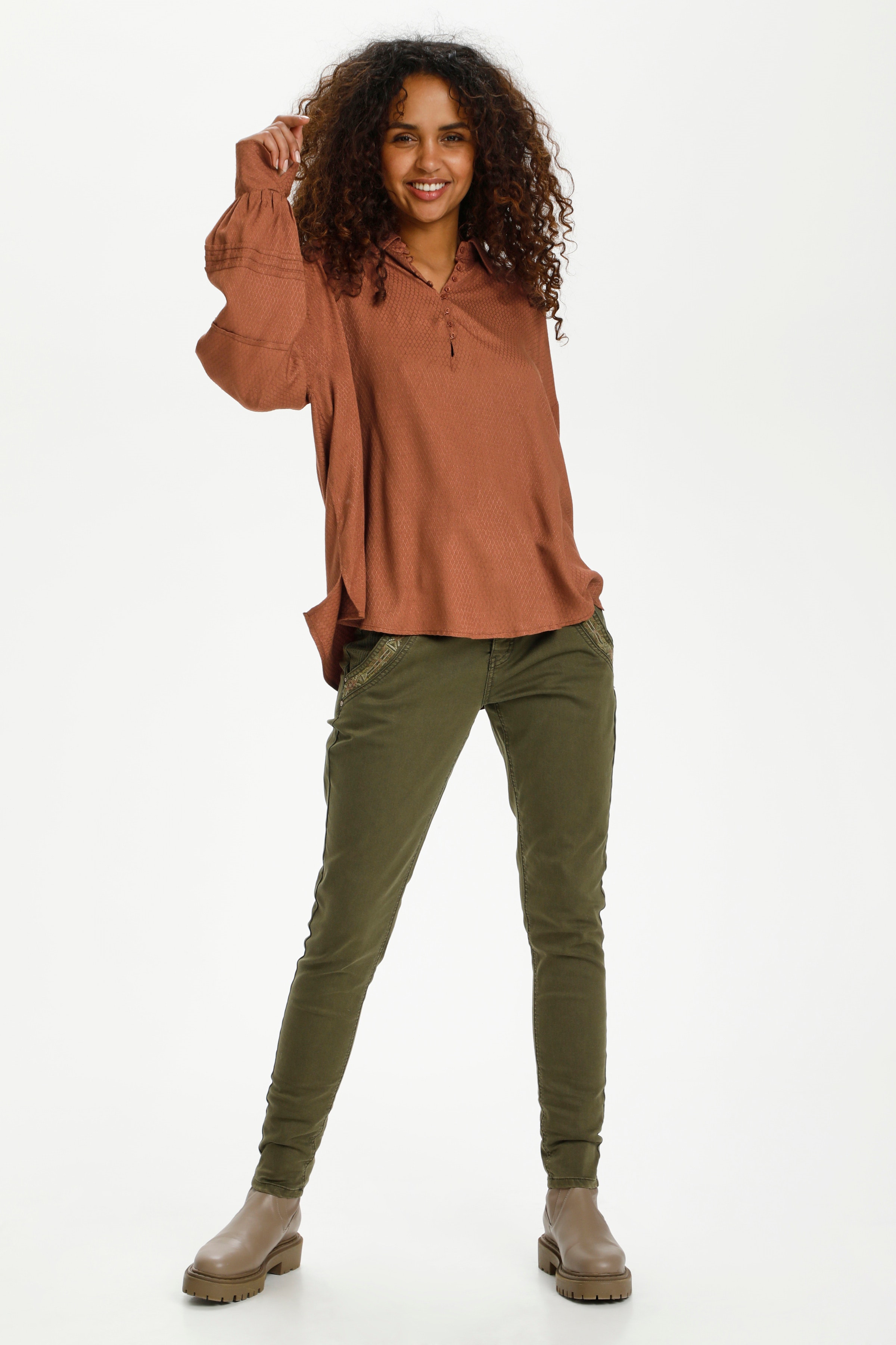 Lange mouwen shirt LOOKBOOK FRONT 10608224-181235
