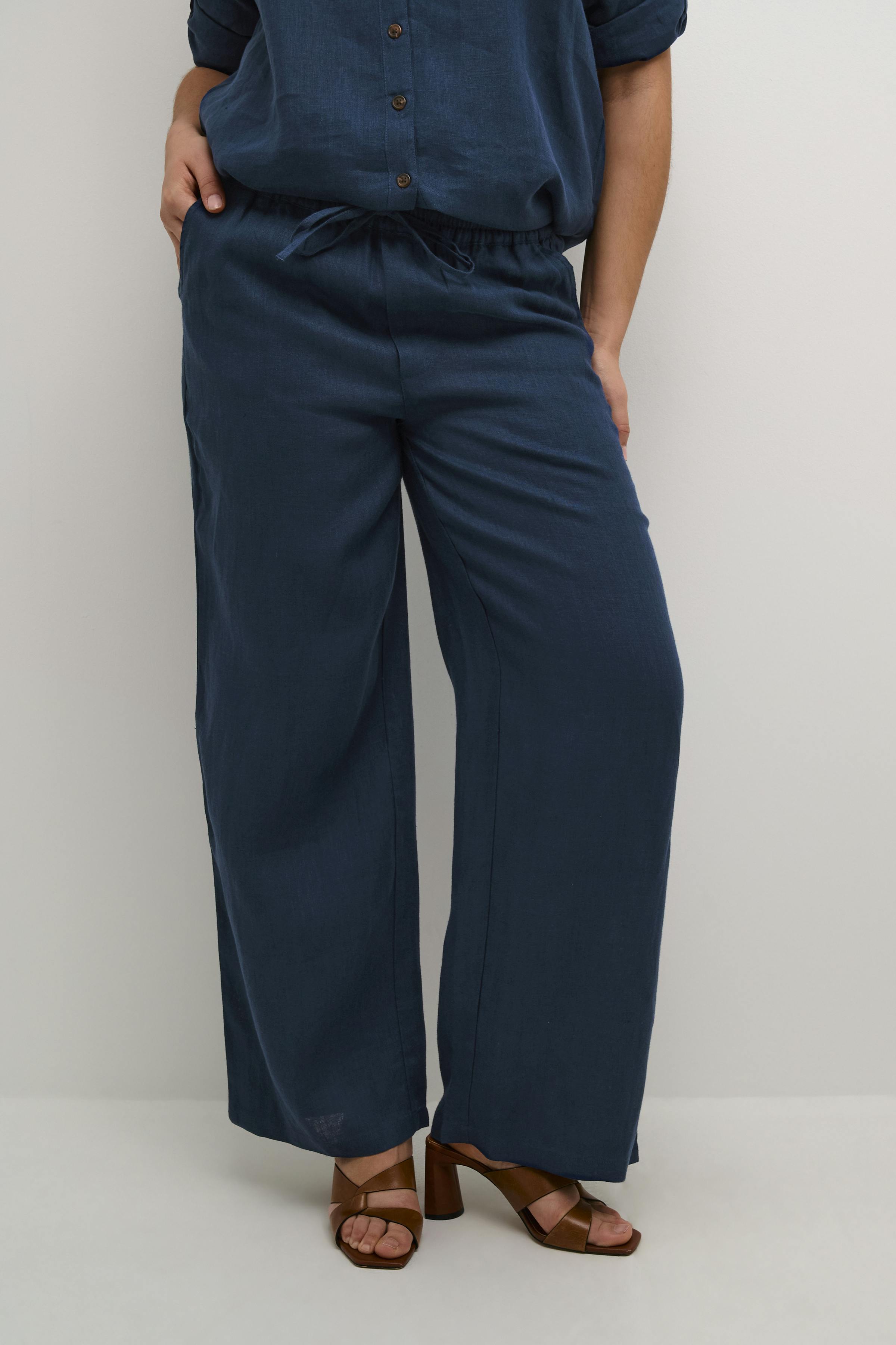 CRBellis Pantalon en lin LOOKBOOK FRONT 10611574-194024