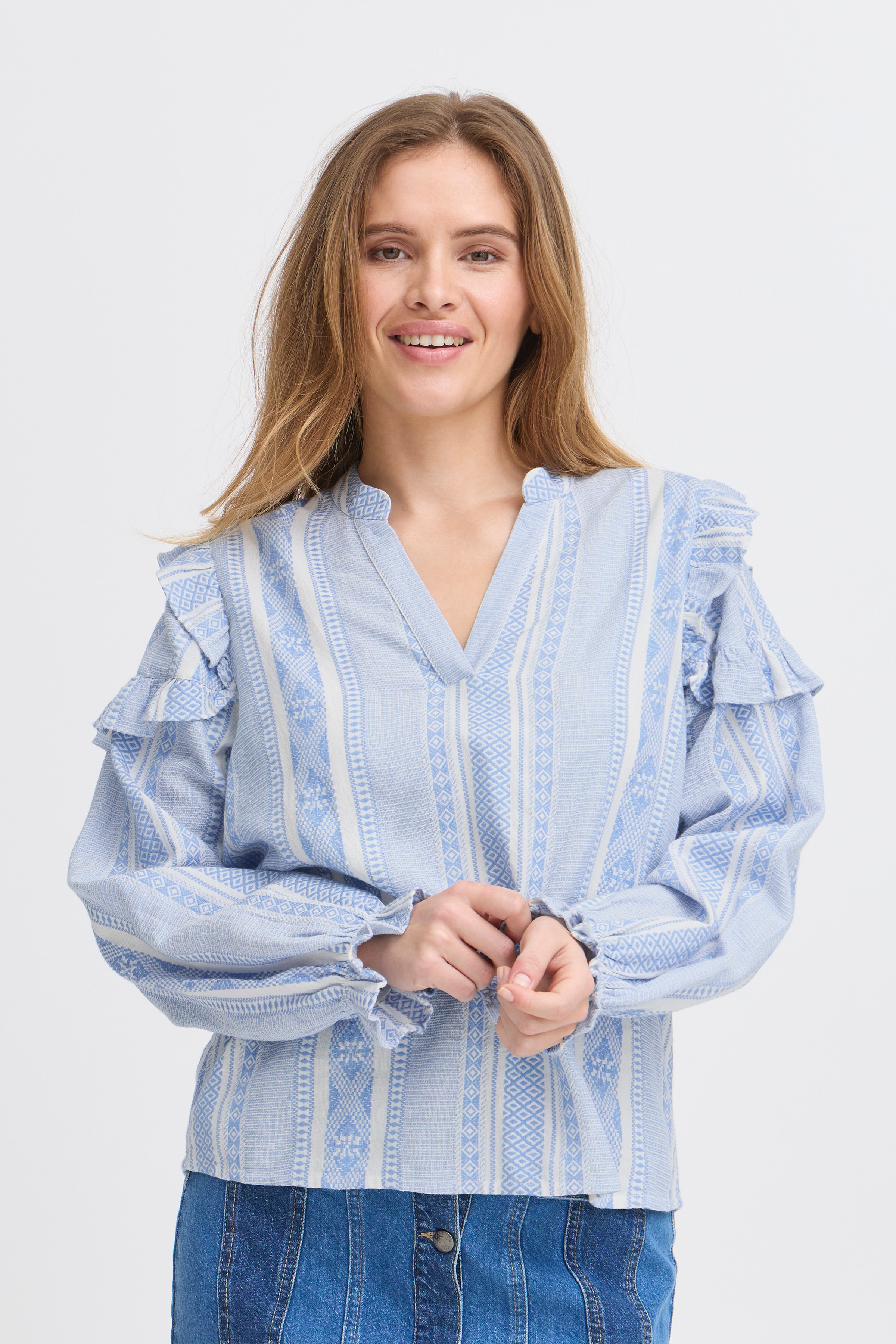 PZDORRIT Bluse LOOKBOOK FRONT 50208957-110105