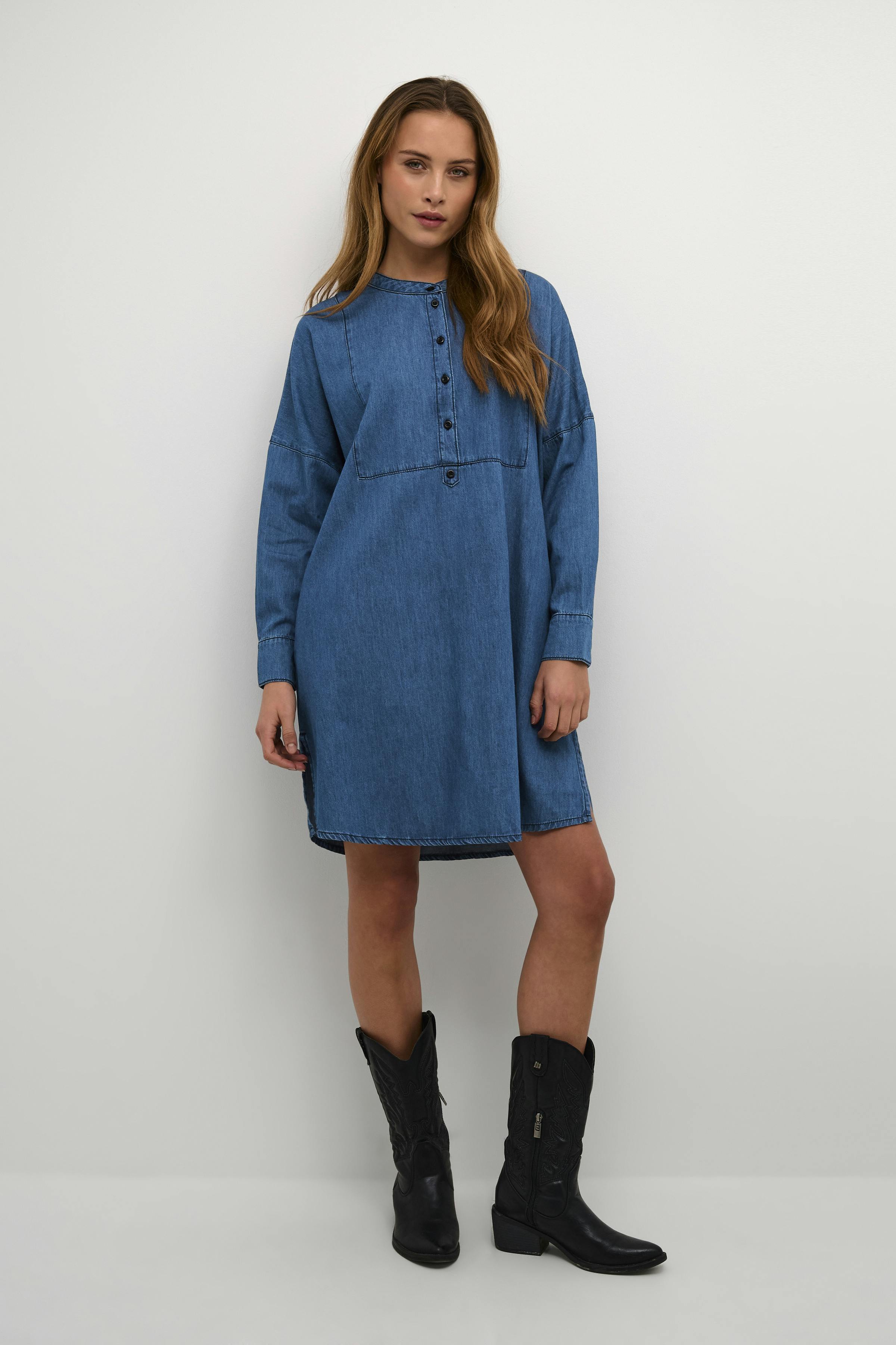 CUspenca denim dress LOOKBOOK FRONT 50110867-500029