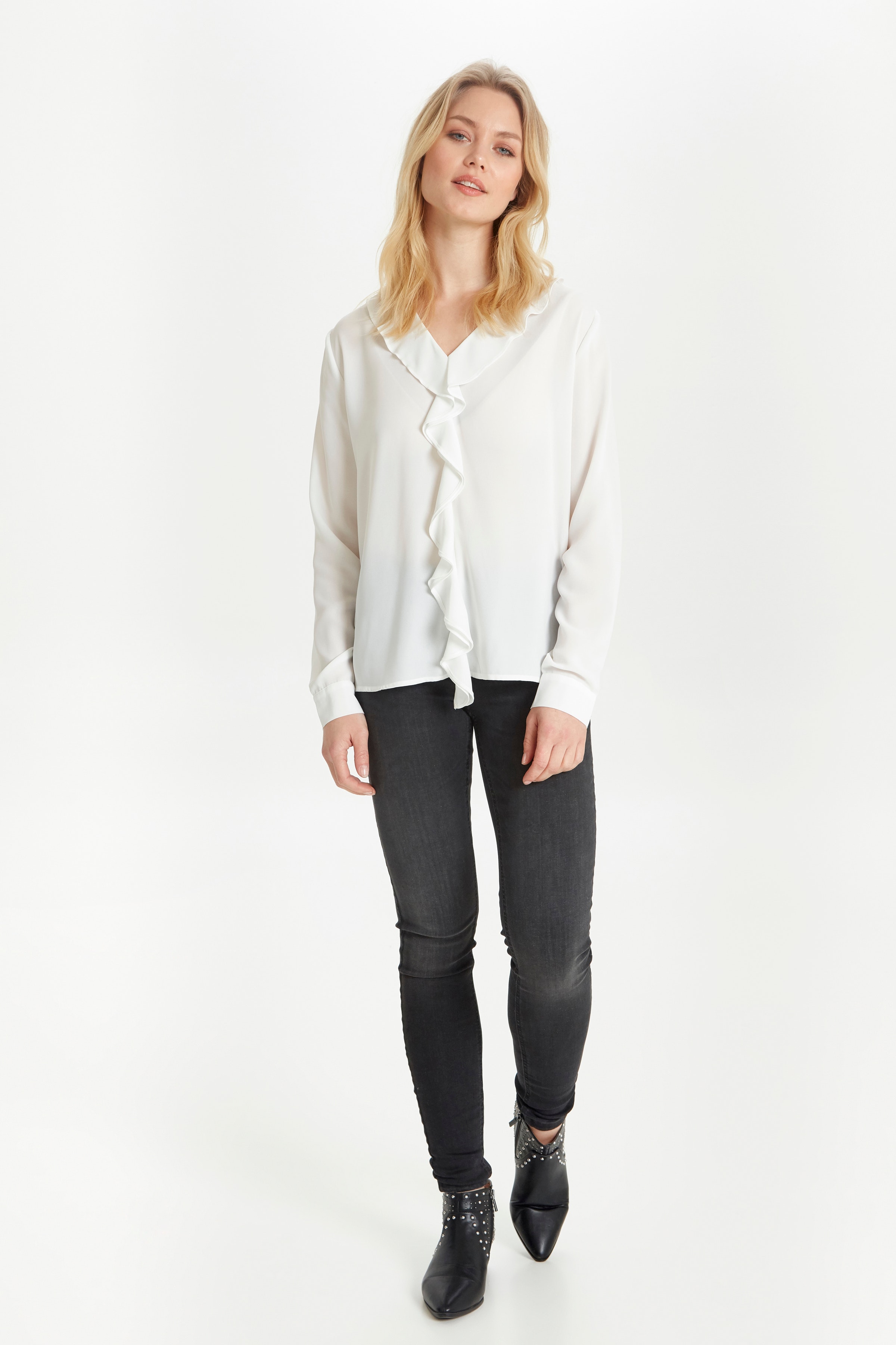 Blouse with long sleeve LOOKBOOK FRONT 20805692-80115
