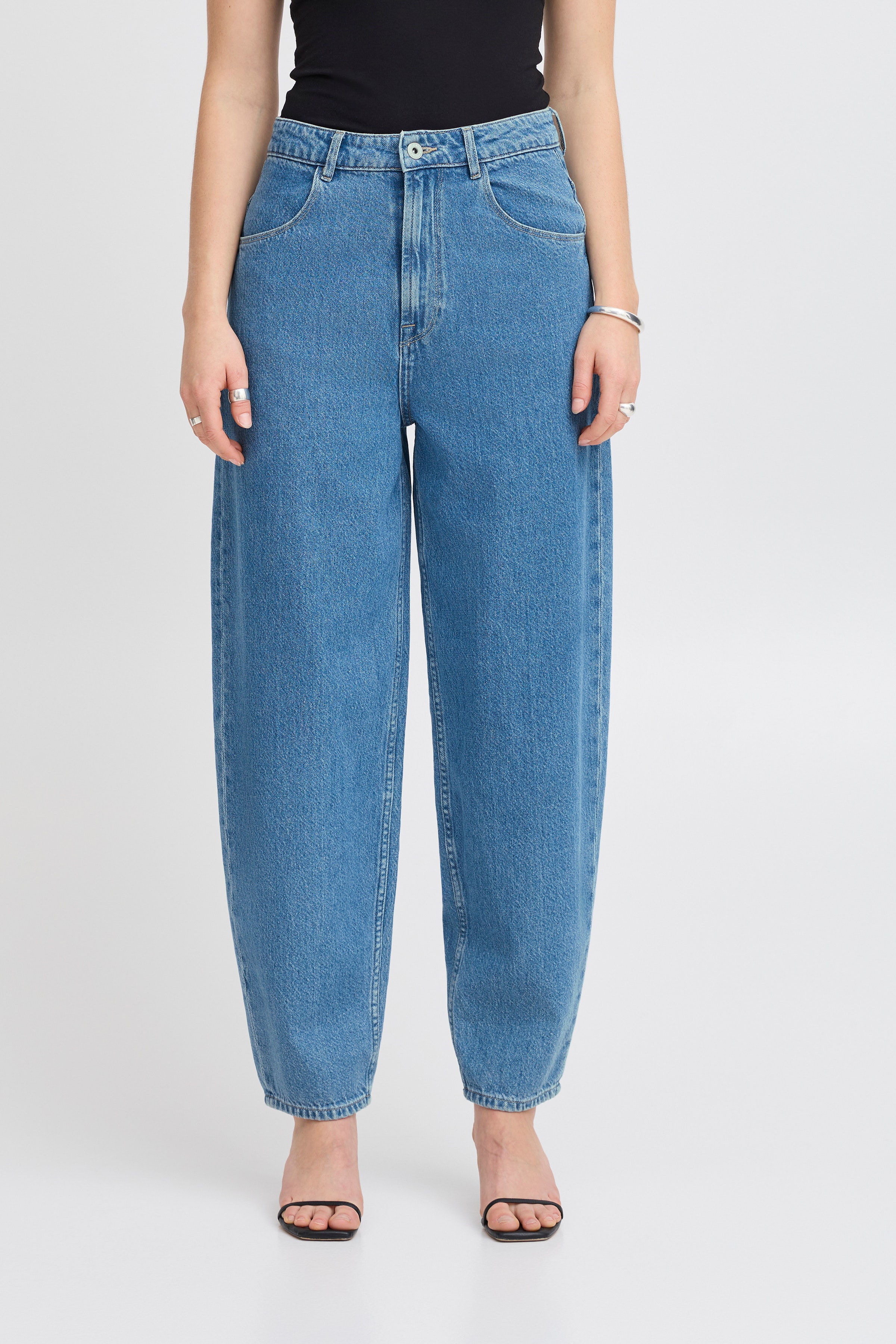 IHBERISEL barrel Jeans LOOKBOOK FRONT 20122883-200374