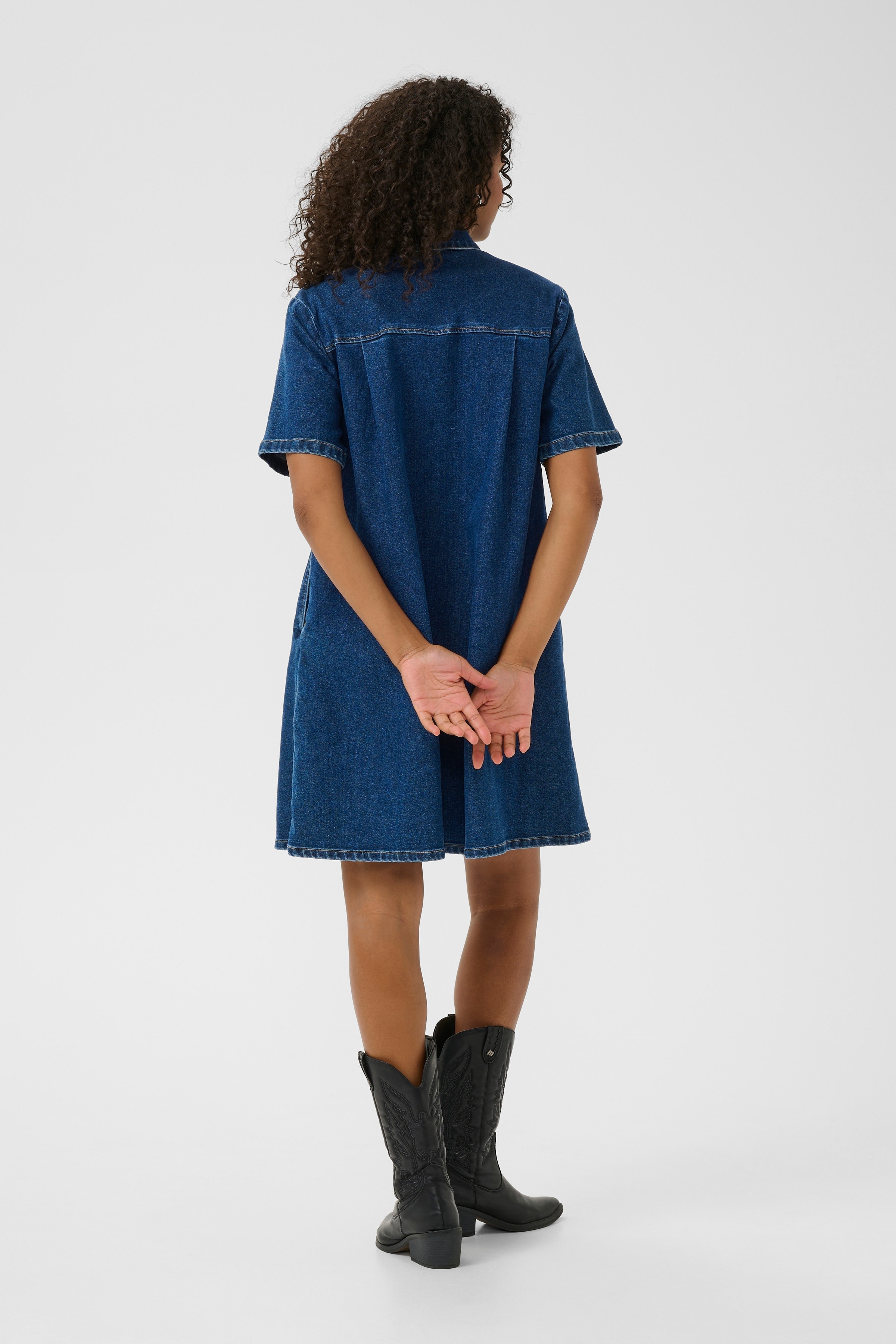 KAsandra Denimkjole LOOKBOOK BACK 10552391-102272
